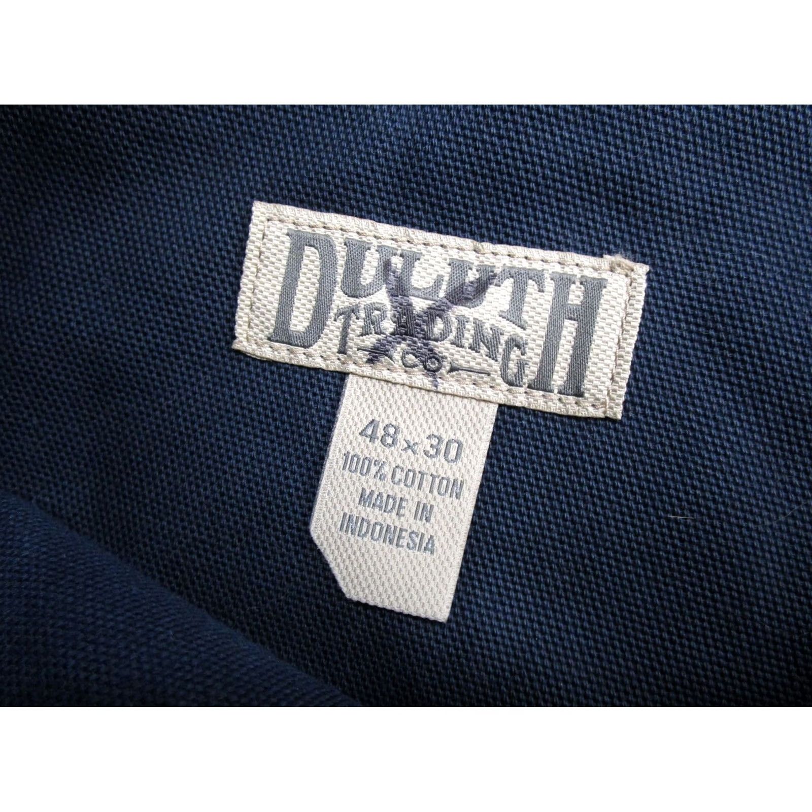 CO Duluth Trading Co Navy Blue Fire Hose Duck Thick Canvas Pants 48x30 NEW Read Size US 32 / EU 48 - 6 Thumbnail