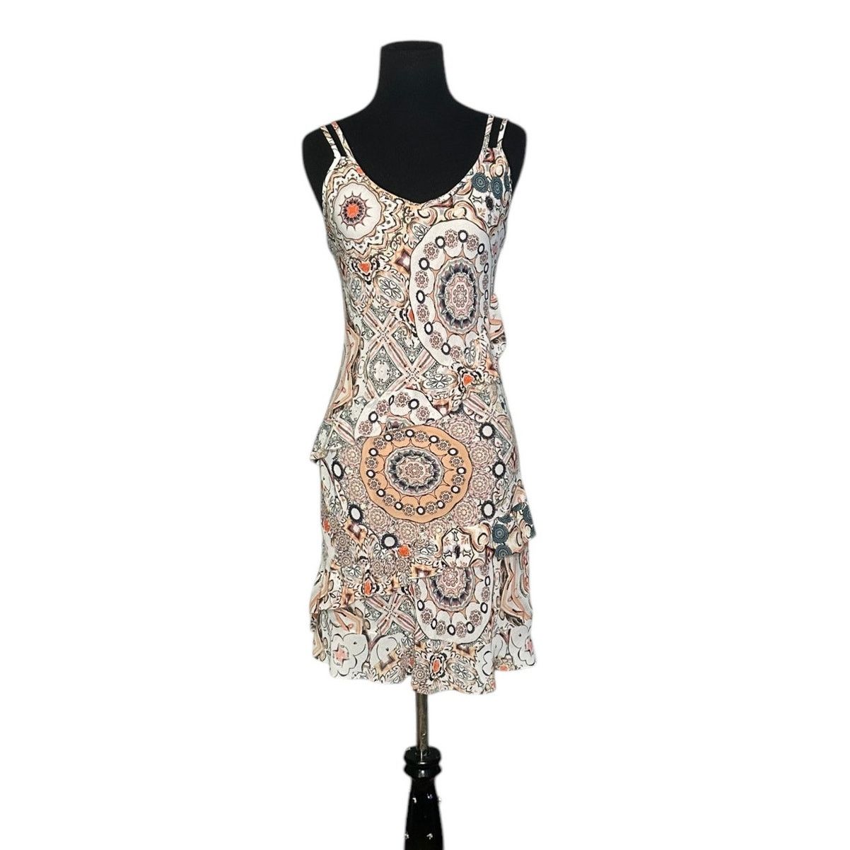 Gregory Gregory beige floral ruffled dress size 38 - Small Size S / US 4 / IT 40 - 15 Thumbnail