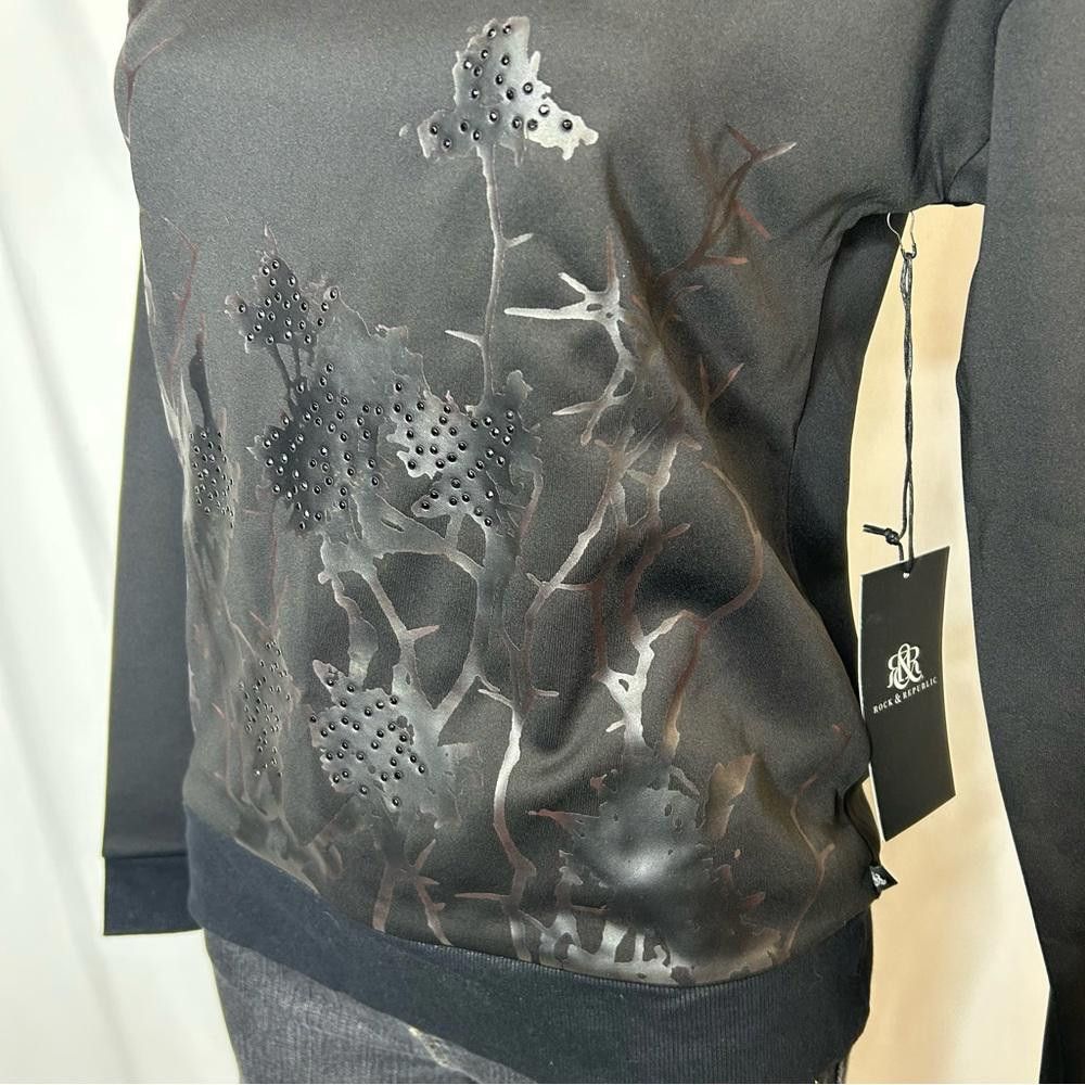Rock & Republic Rock & Republic Long Sleeve Studded Scuba Floral, Medium Size M / US 6-8 / IT 42-44 - 5 Thumbnail