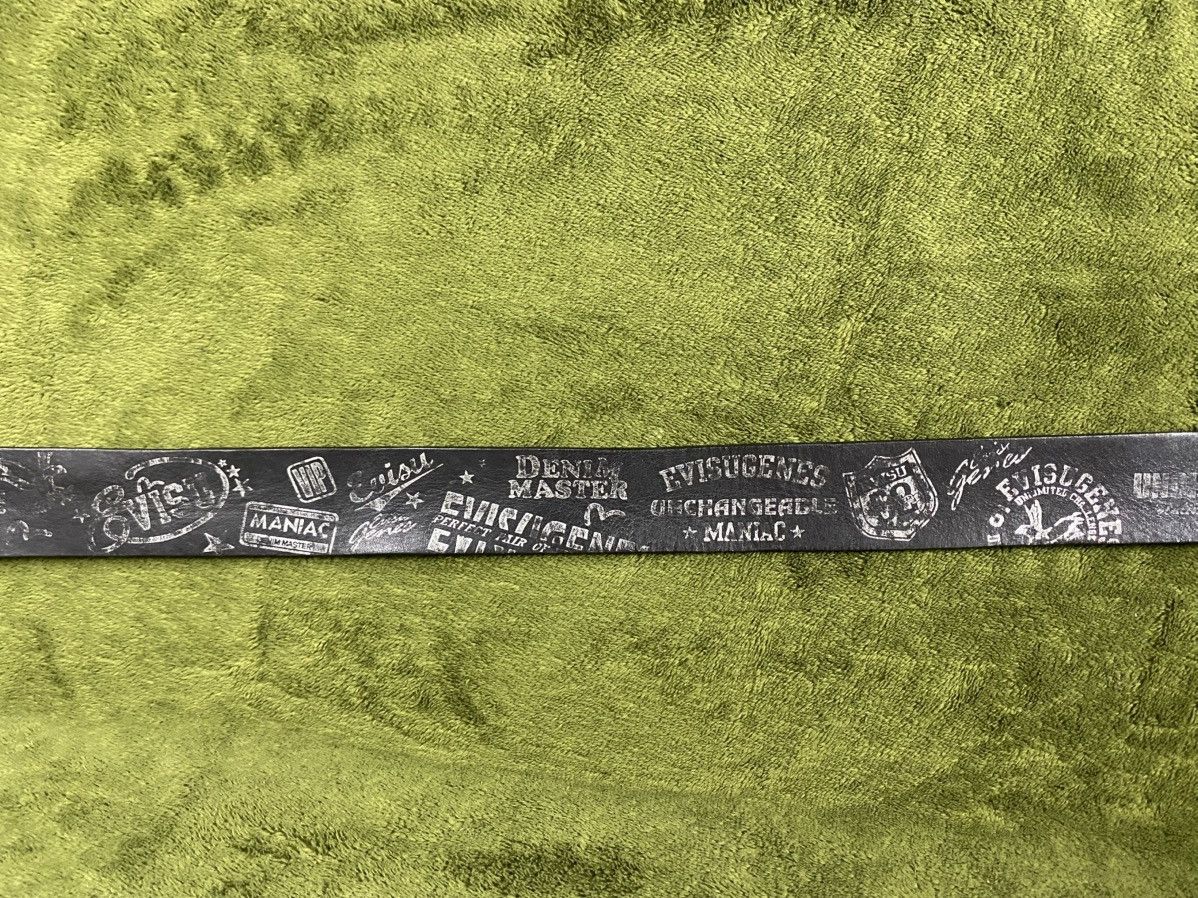 Evisu Evisu black leather belt Size 36 - 10 Thumbnail