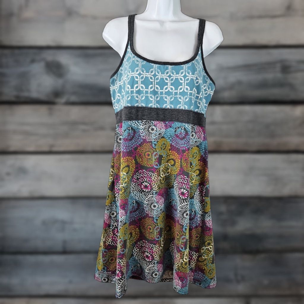Vintage Soybu Womens Dress XL Blue Sleeveless A-Line Casual Polyester Blend Shirt Dress Womens Size XL / US 12-14 / IT 48-50 - 1 Thumbnail
