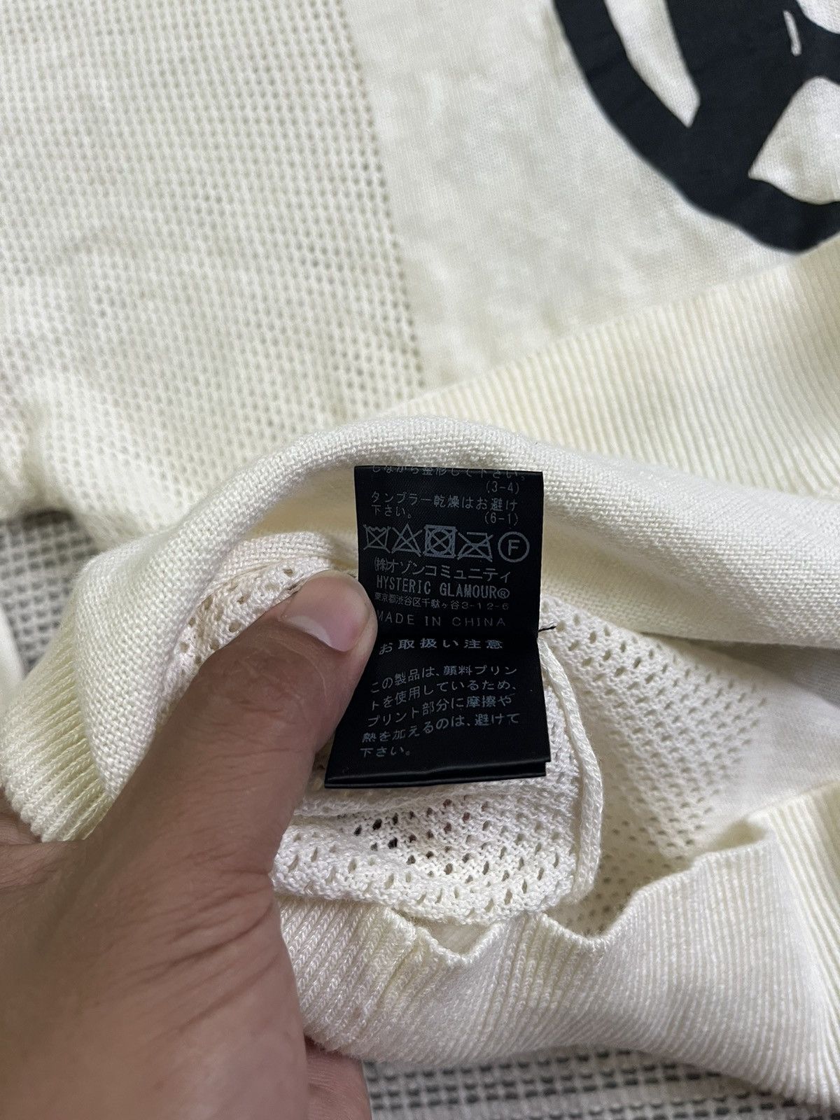 Hysteric Glamour Rare Hysteric Glamour Mesh sweater Size ONE SIZE - 8 Thumbnail