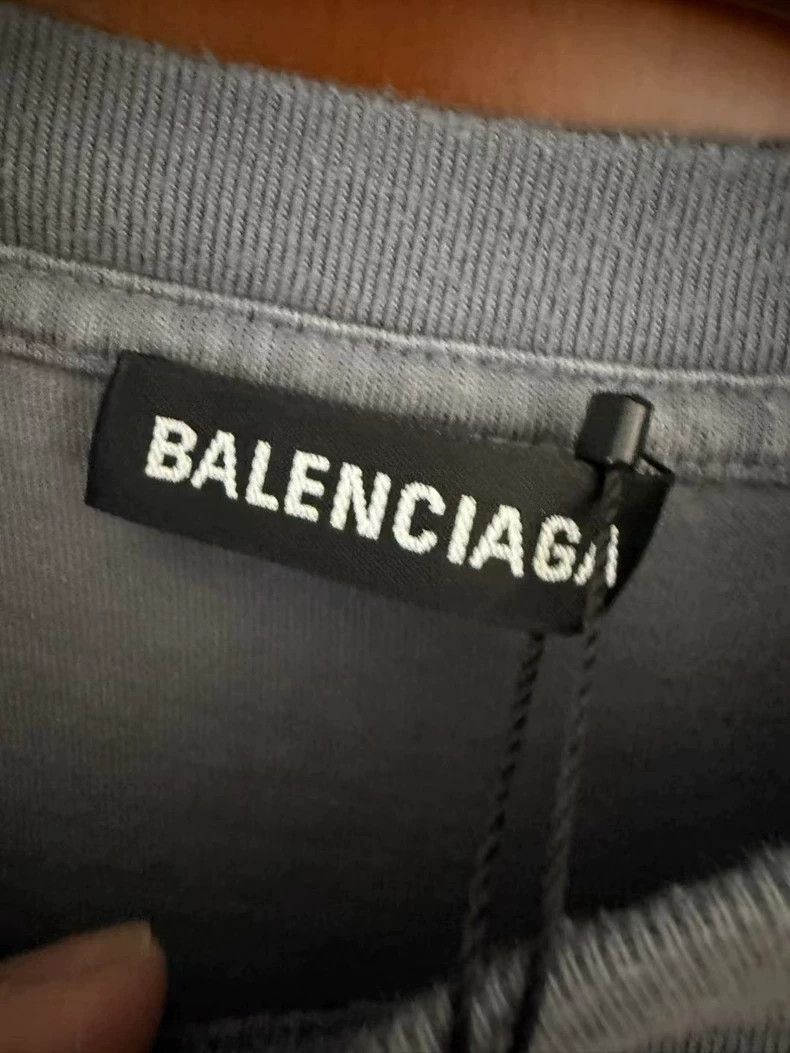 Balenciaga Balenciaga Haze Blue Figure Short Sleeve Size US M / EU 48-50 / 2 - 3 Thumbnail