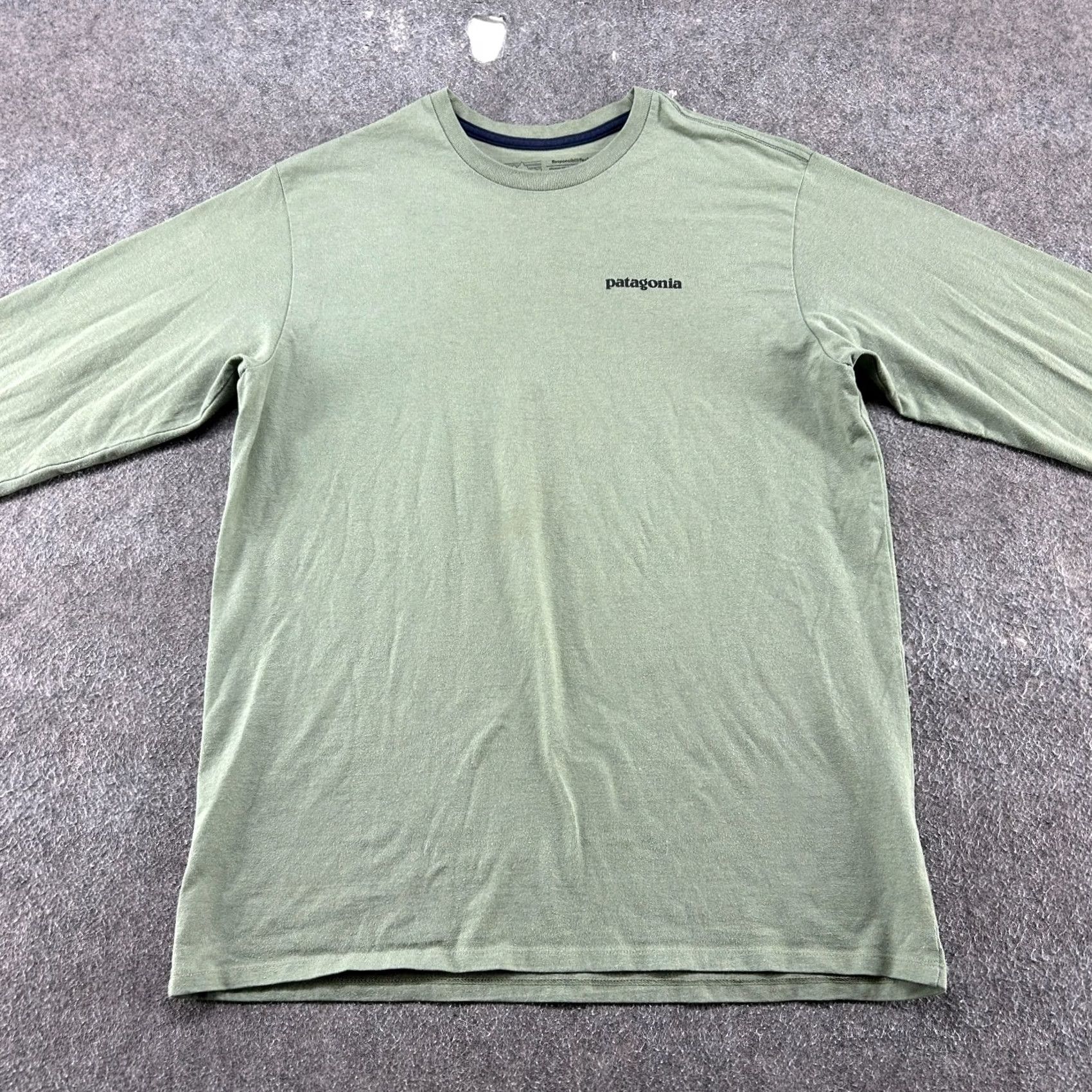Patagonia Patagonia Shirt Mens M Green Long Sleeve Responsibili Tee Regular Cotton Logo USA Outdoor Size US M / EU 48-50 / 2 - 3 Thumbnail