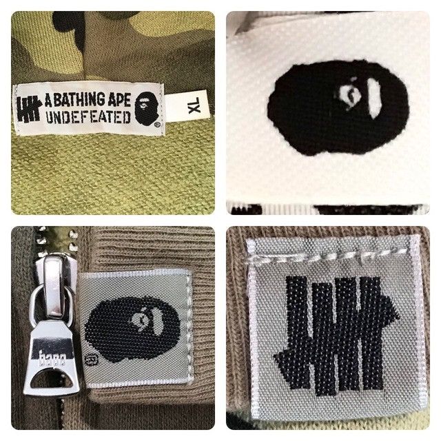 Bape × Undefeated Undefeated × BAPE camo Shark Full Zip Hoodie a bathing ape Size US XL / EU 56 / 4 - 8 Thumbnail