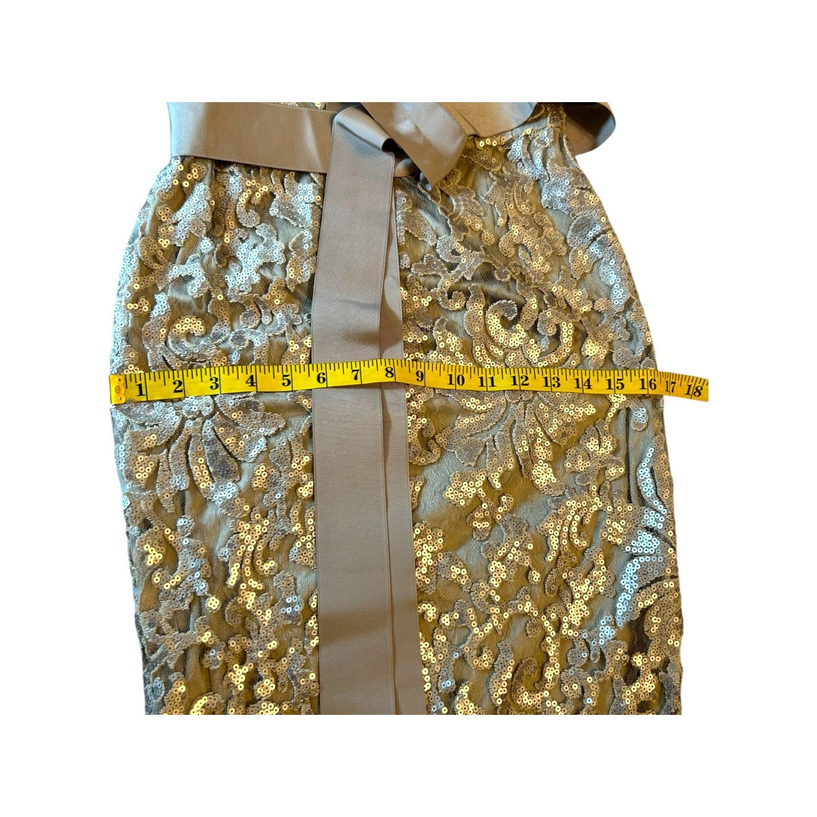Tadashi Shoji Tadashi Shoji Waverly Sequin Embroidered Gown - Size 2 Size XS / US 0-2 / IT 36-38 - 8 Thumbnail