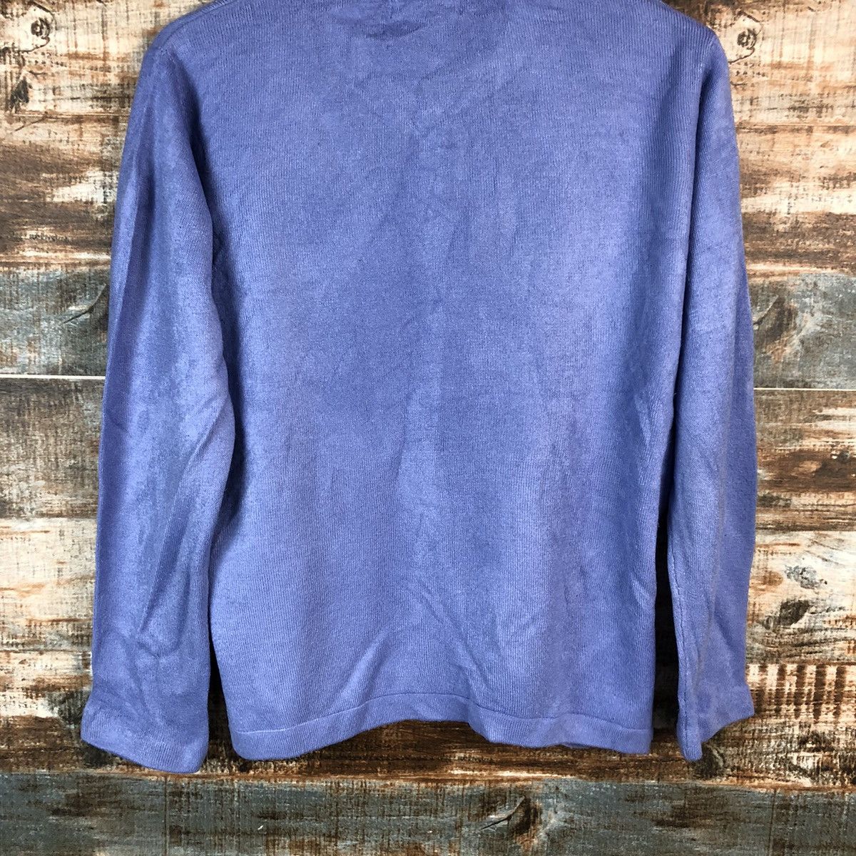 Homespun Knitwear × Japanese Brand Lustaro Regaro Purple Knitwear #A2218 Size M / US 6-8 / IT 42-44 - 16 Thumbnail