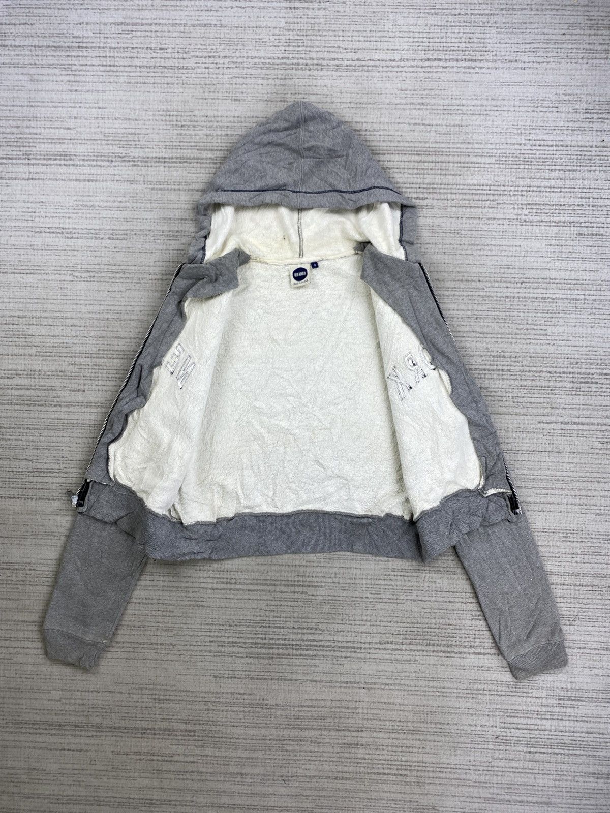 Blue Marlin × Vintage Vintage Blue Marlin Cropped Zipper Hoodie Size US M / EU 48-50 / 2 - 5 Thumbnail