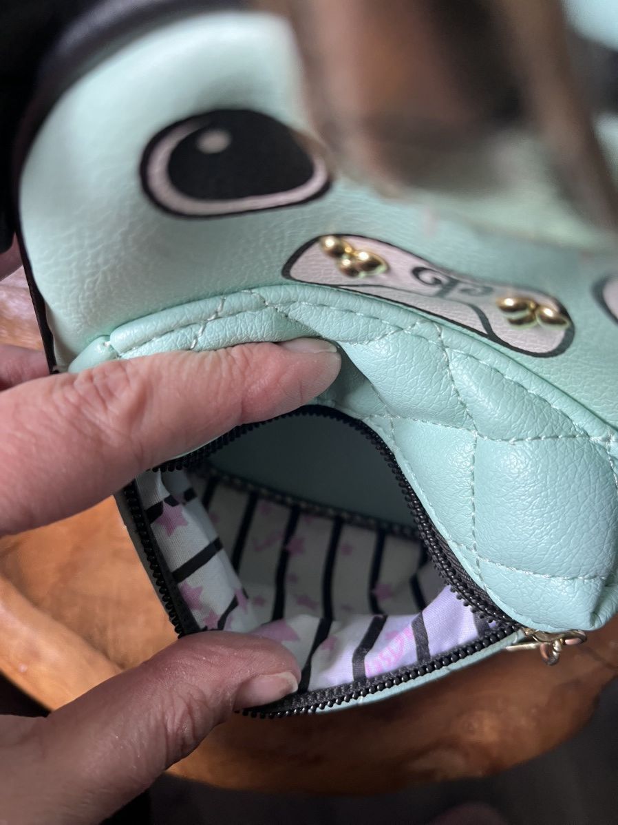 Betsey Johnson Betsey Johnson Pugicorn Mini Backpack Green Pug Unicorn Size ONE SIZE - 2 Thumbnail