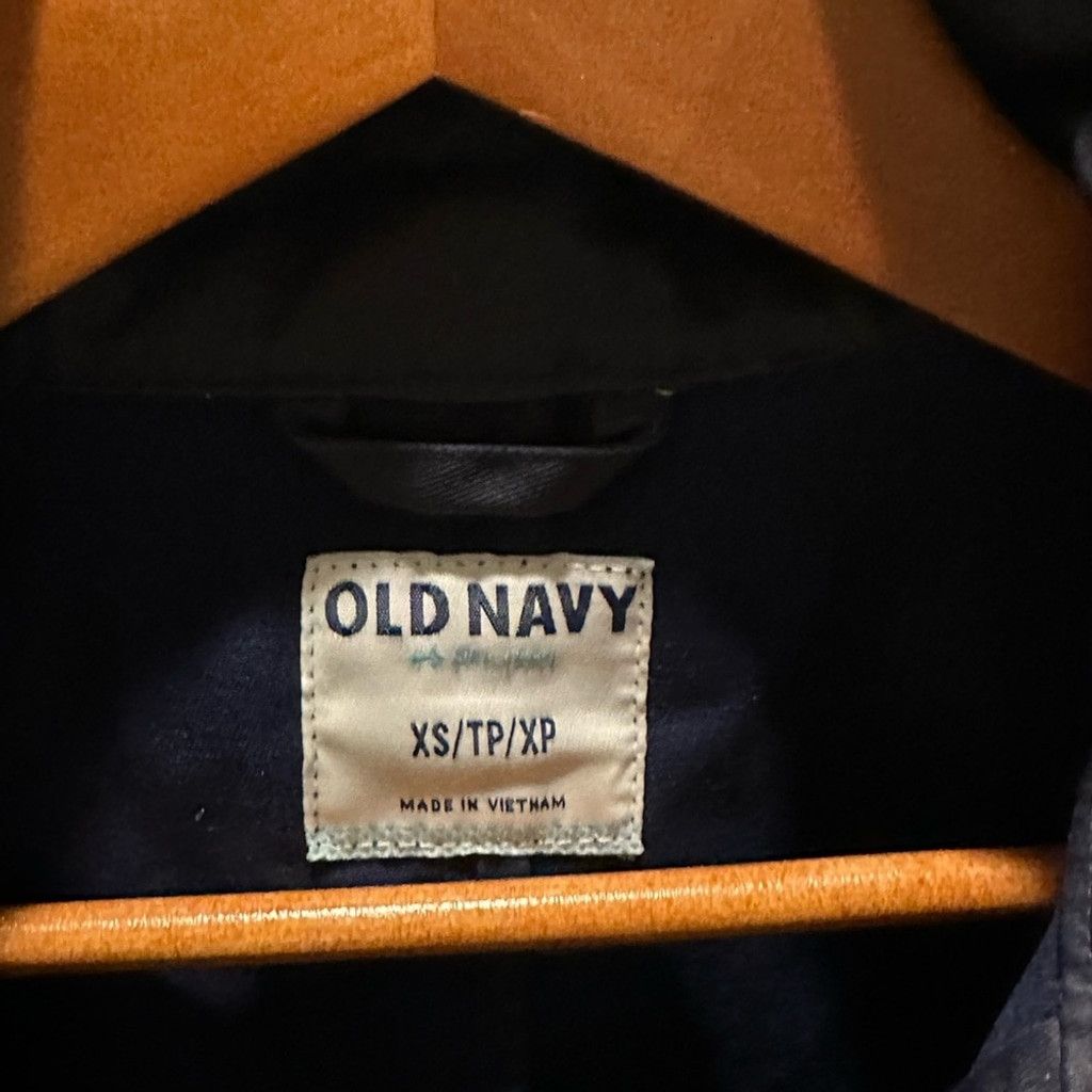 Old Navy Old Navy Utility Jacket Raincoat Navy Women’s Size XS. Size XXS / US 00 / IT 34 - 7 Thumbnail