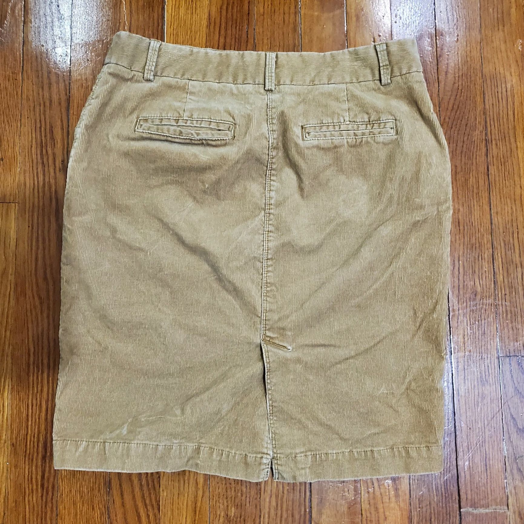 J.Crew J.Crew Skirt Cotton Stretch Corduroy Midi Pencil Brown Size 4 Size 27" / US 4 / IT 40 - 7 Thumbnail