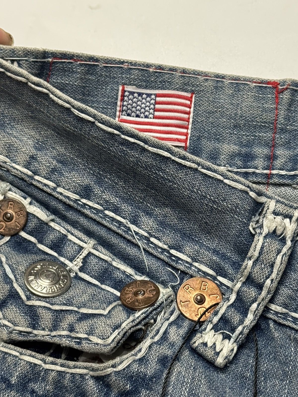 If Six Was Nine × Japanese Brand × True Religion true religion flared distressed denim jeans Size US 30 / EU 46 - 13 Thumbnail