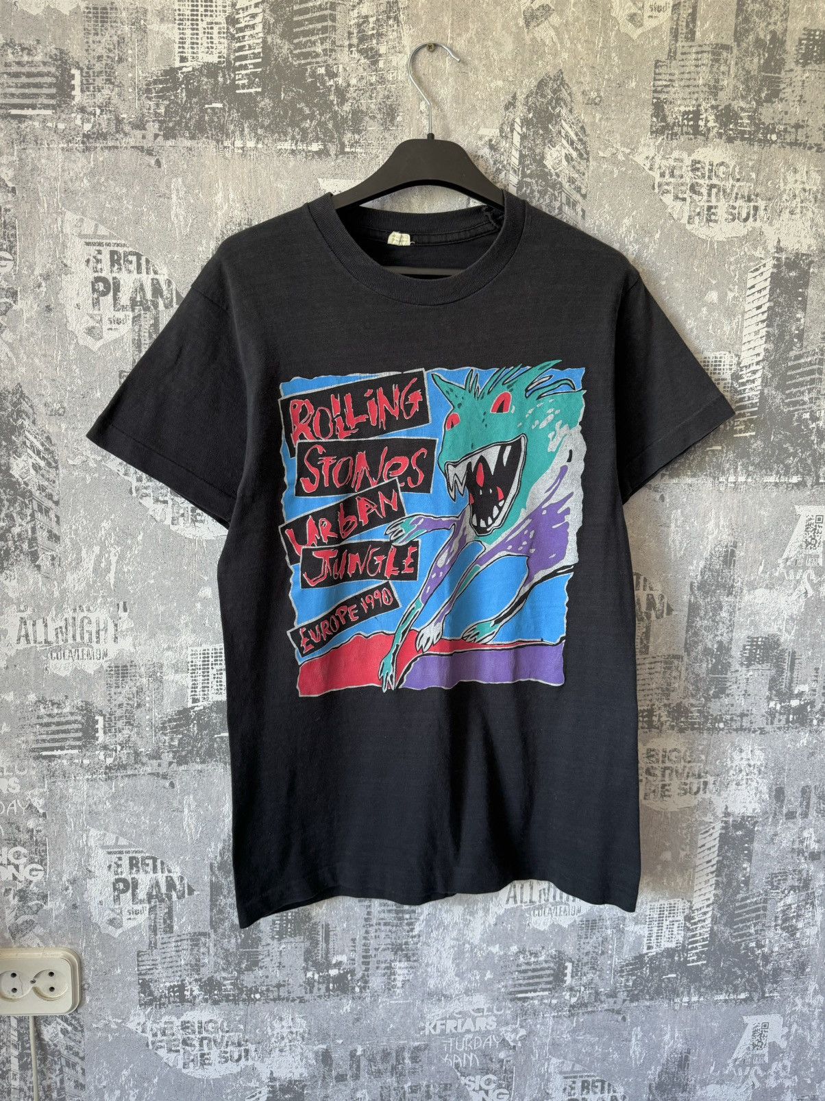 Vintage Vintage 90s The Rolling Stones Tee Size US M / EU 48-50 / 2 - 4 Thumbnail