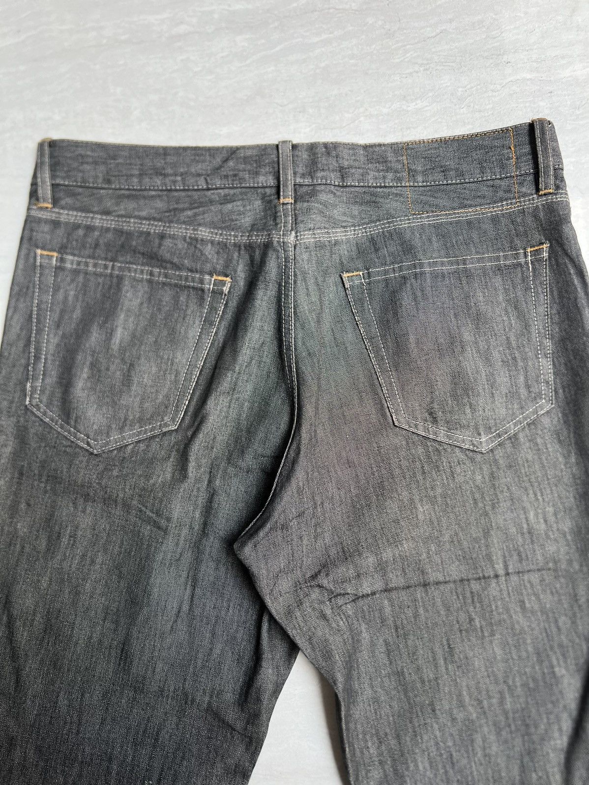 Yohji Yamamoto INED Yohji Yamamoto Denim Long Pants Size US 32 / EU 48 - 13 Thumbnail