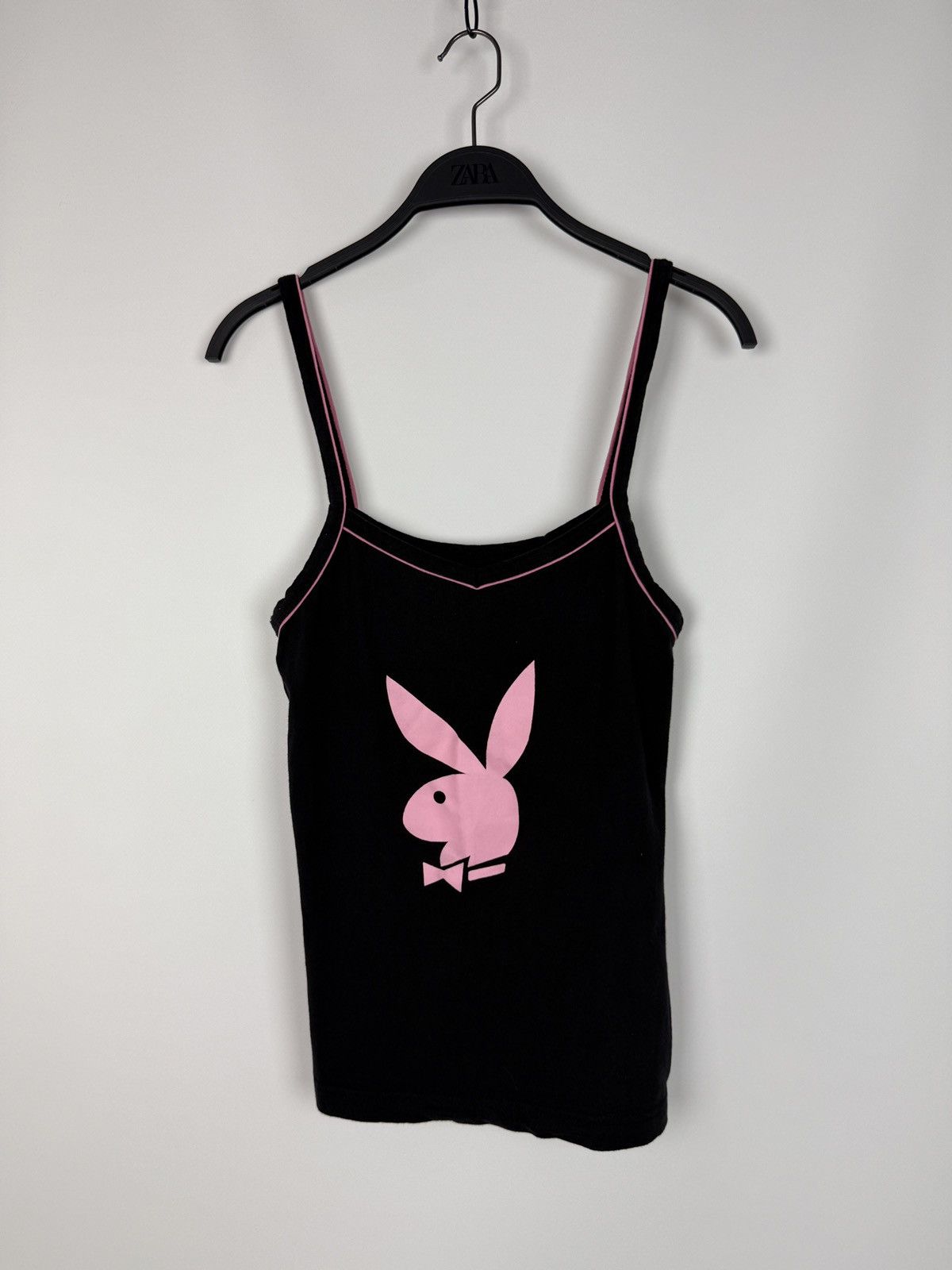 Playboy Y2K Vintage Playboy Pink Logo Camisole Tank Top 12-14 Size M / US 6-8 / IT 42-44 - 3 Thumbnail