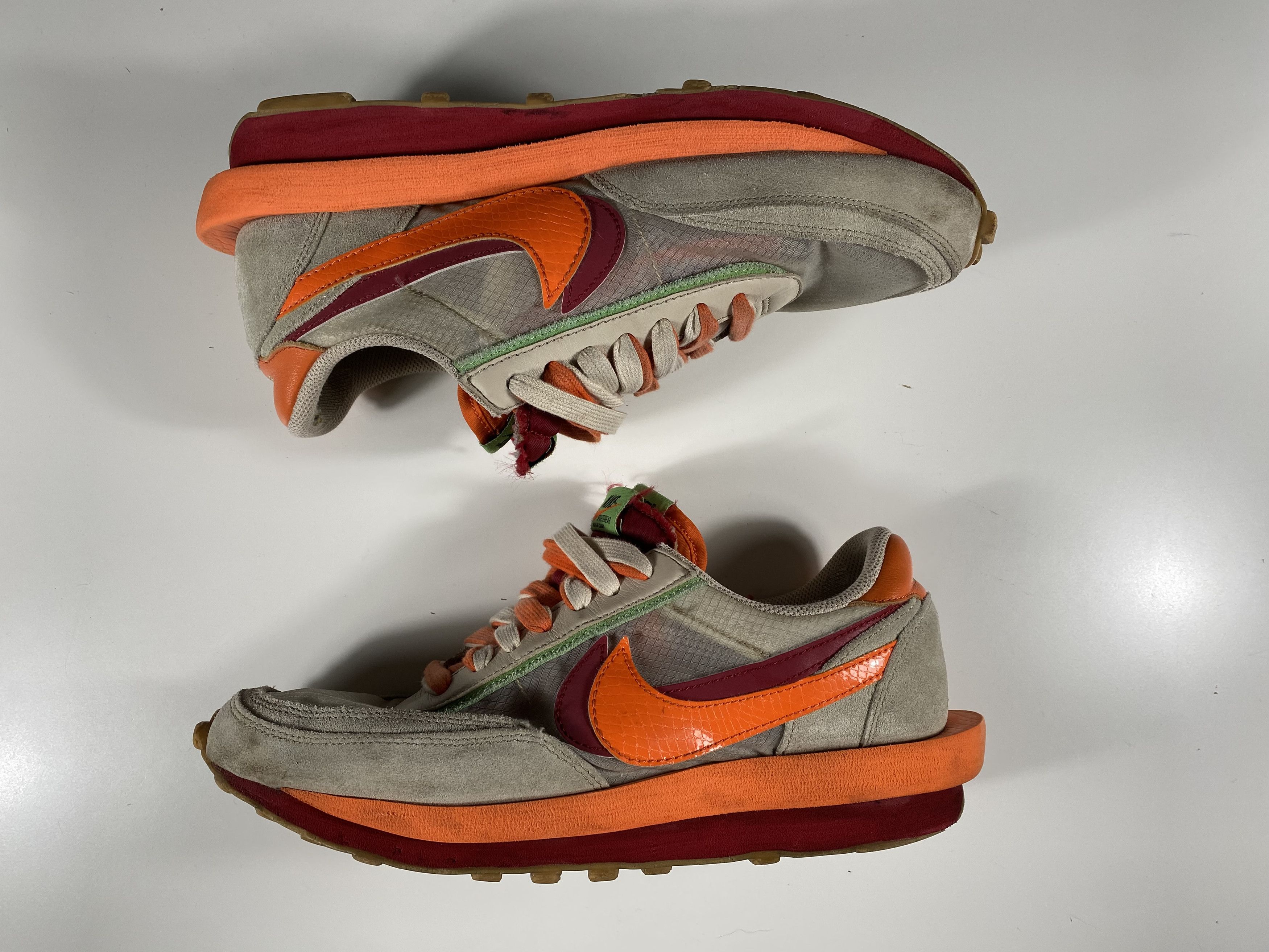 CLOT × Nike × Sacai LDWaffle x sacai x CLOT x Nike 'Orange Blaze' Size US 10 / EU 43 - 10 Thumbnail
