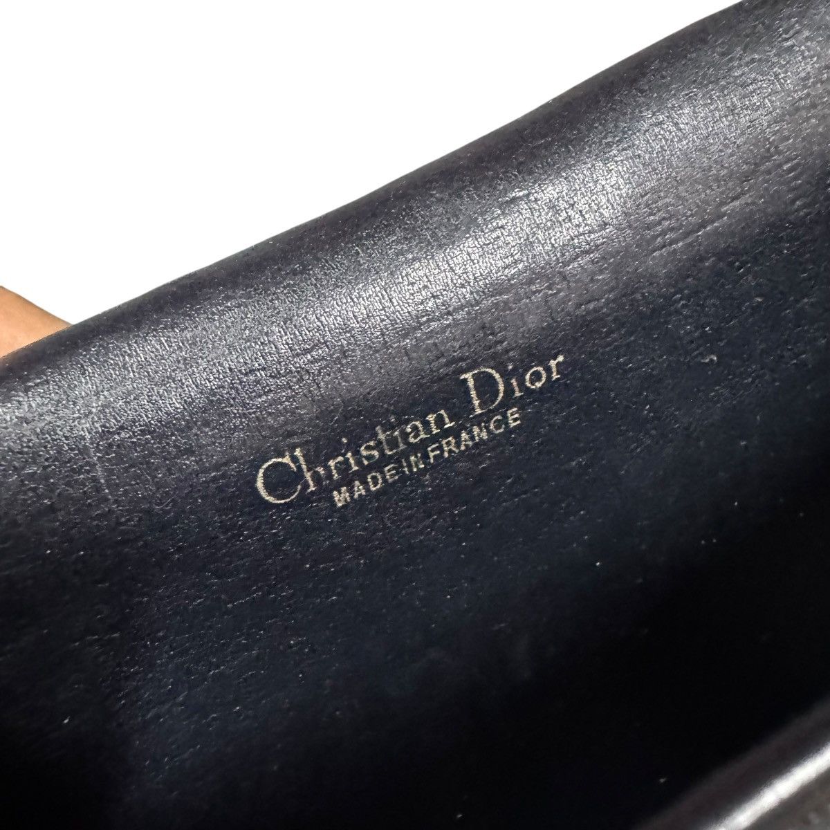 Dior Vtg🔥Christian Dior Trotter Canvas Shoulder Bag Navy Gold Size ONE SIZE - 12 Thumbnail