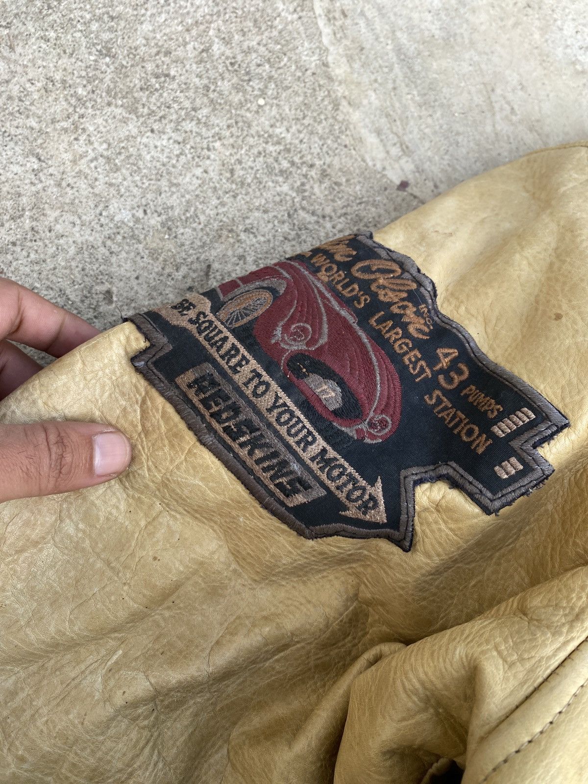 Avirex Vintage Redskins Leather Jacket Size US XXL / EU 58 / 5 - 22 Thumbnail