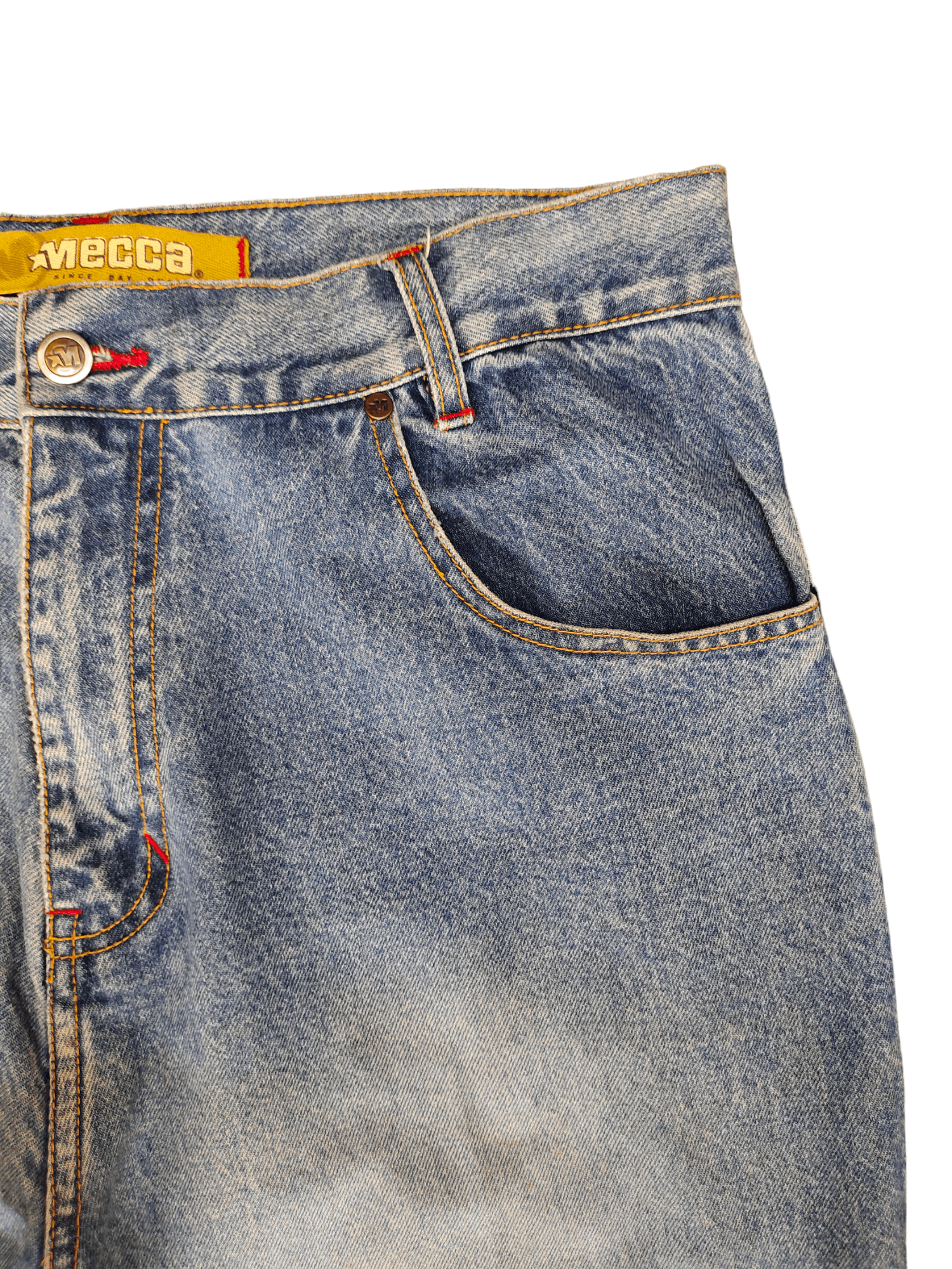 Mecca Baggy Jeans Mecca Wide Leg Denim Y2k Jnco Size US 34 / EU 50 - 10 Thumbnail