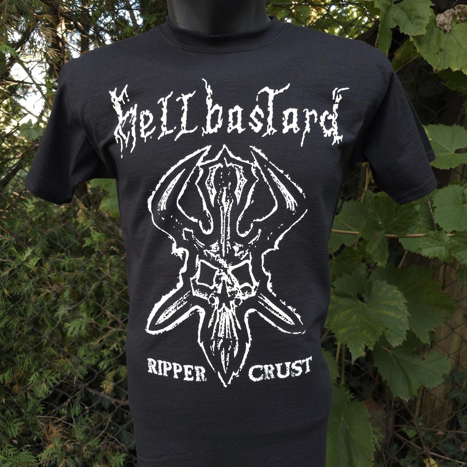 Gildan HELLBASTARD - Ripper Crust T-Shirt Size US M / EU 48-50 / 2 - 1 Thumbnail