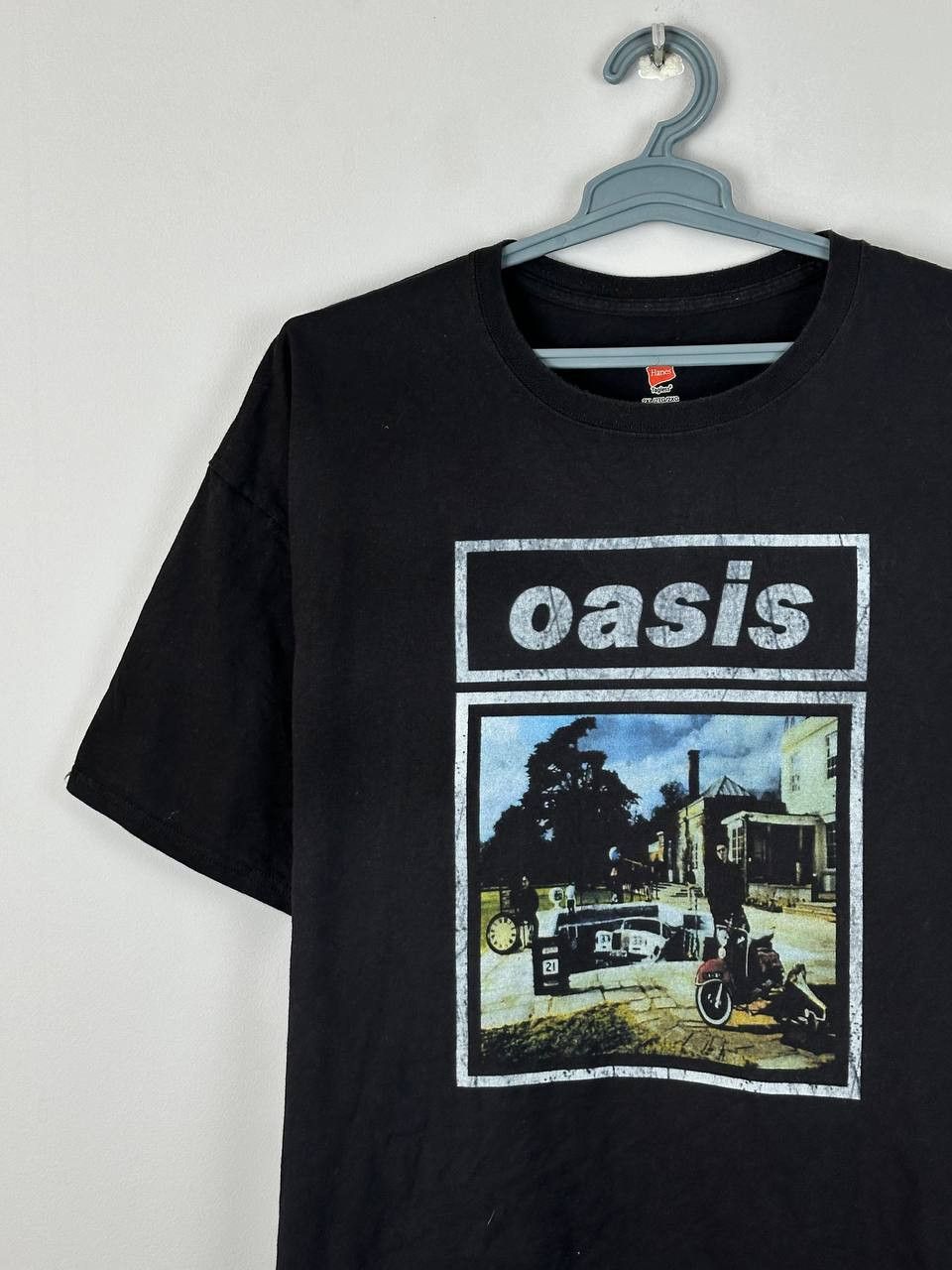 Band Tees Vintage Oasis Band Definitely Maybe Brit rock T Shirt Rare Size US XXL / EU 58 / 5 - 1 Thumbnail