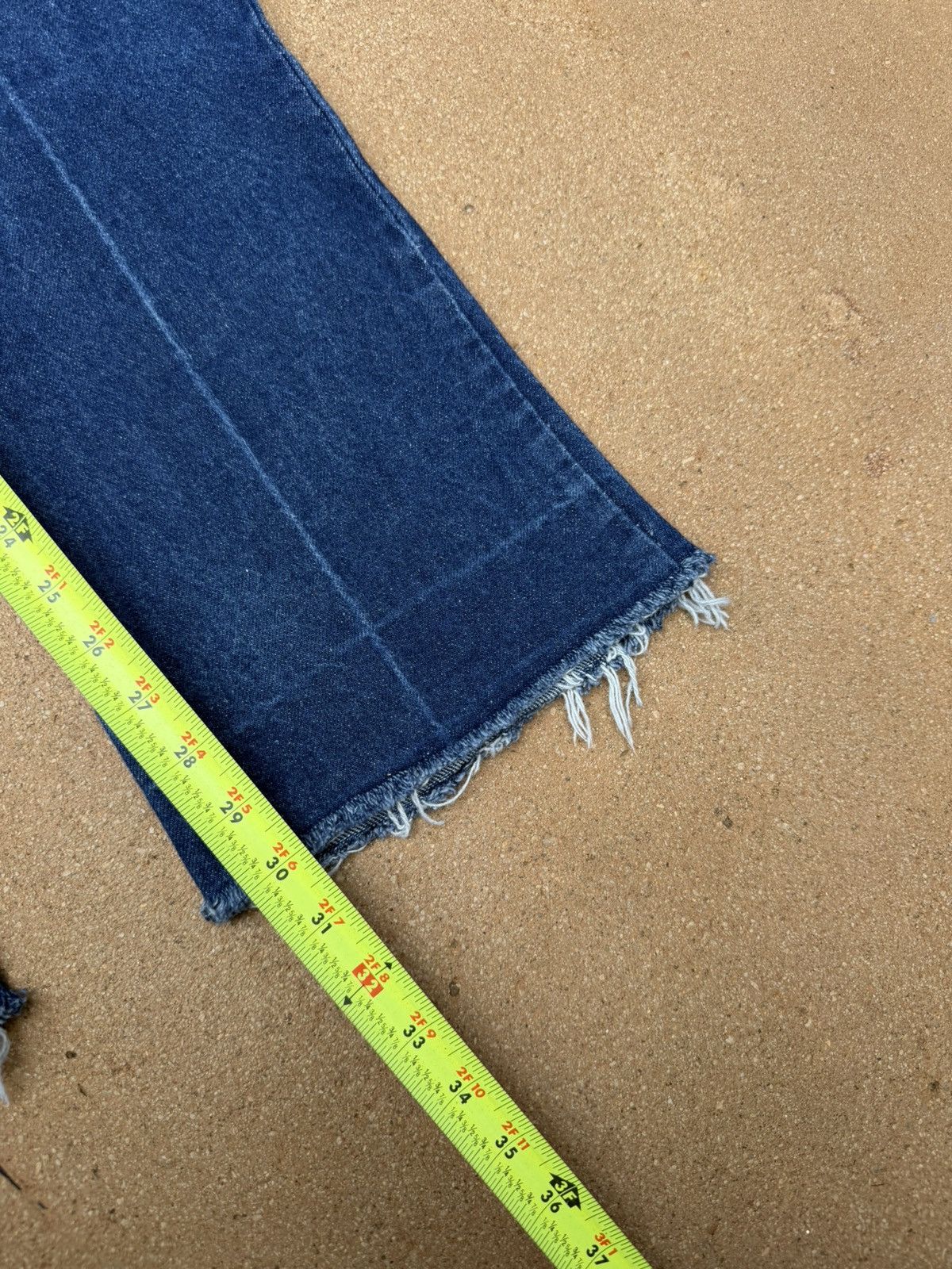 Levi's Vtg 70’s Levi’s 646 Orange Tab Bellbottom Flare Jeans 35x30 Size US 35 - 10 Thumbnail