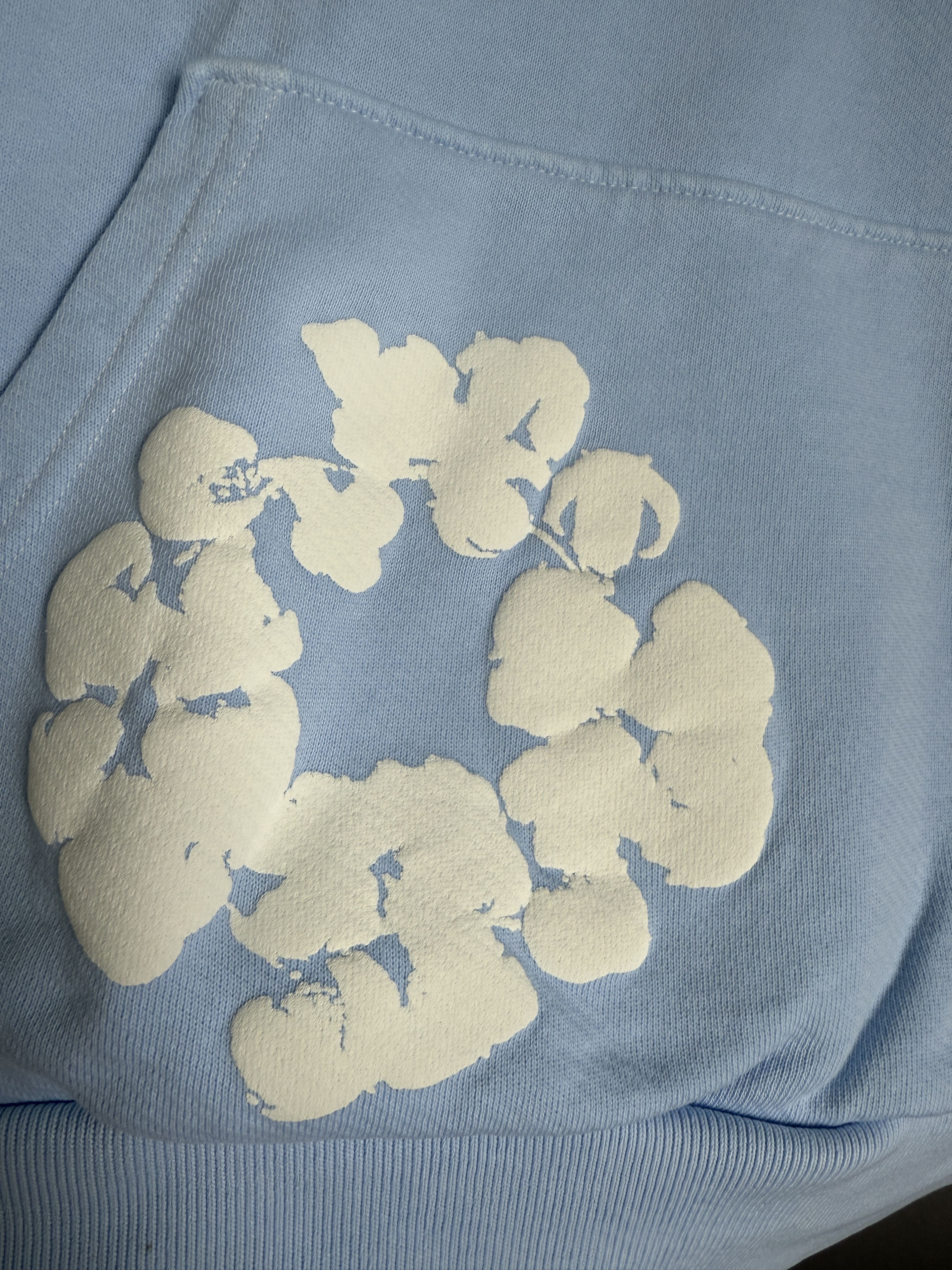 DENIM TEARS Denim Tears Power Blue Hoodie Size S Size US S / EU 44-46 / 1 - 4 Thumbnail
