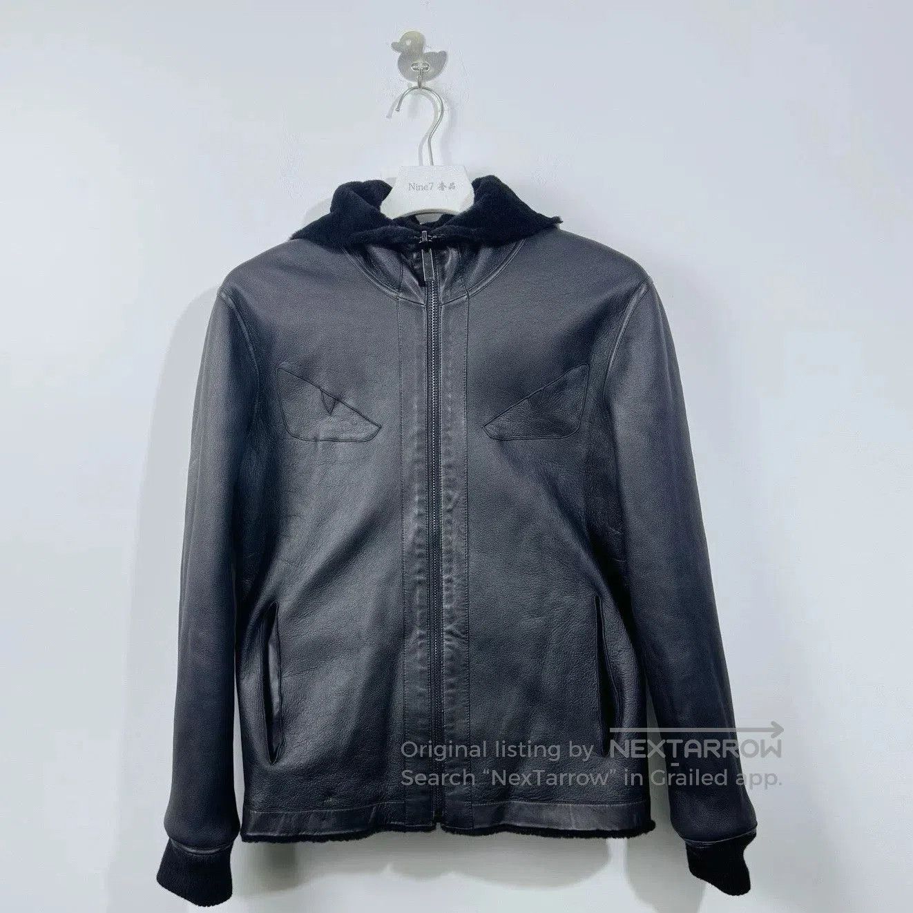 Fendi Fendi Black Monster Double-Sided Sheepskin Jacket. Size US M / EU 48-50 / 2 - 3 Thumbnail