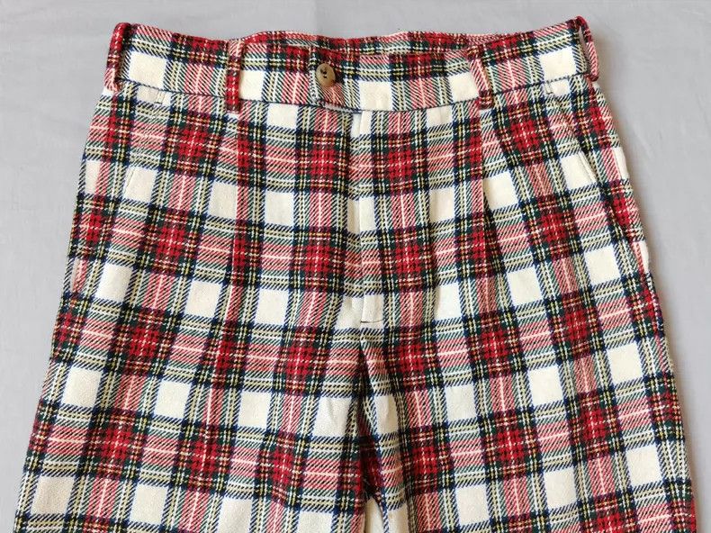 Gucci Gucci Wool plaid casual pants 2501-Nextarrow Size US 28 / EU 44 - 2 Thumbnail