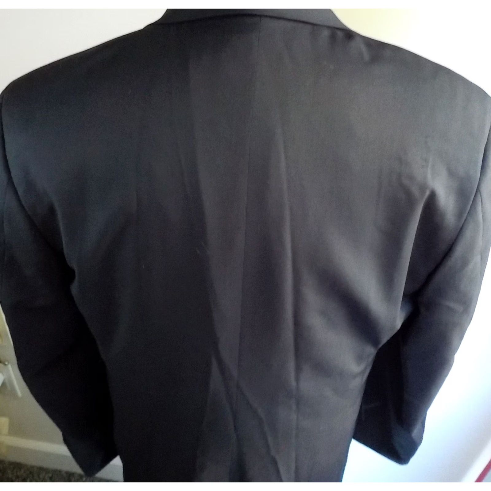 Brooks Brothers VINTAGE Brooks Brothers 1818 MADISON Two Button Blazer Navy 100% Wool SZ 42L Made in USA Mens Blazer Size 42R - 5 Thumbnail