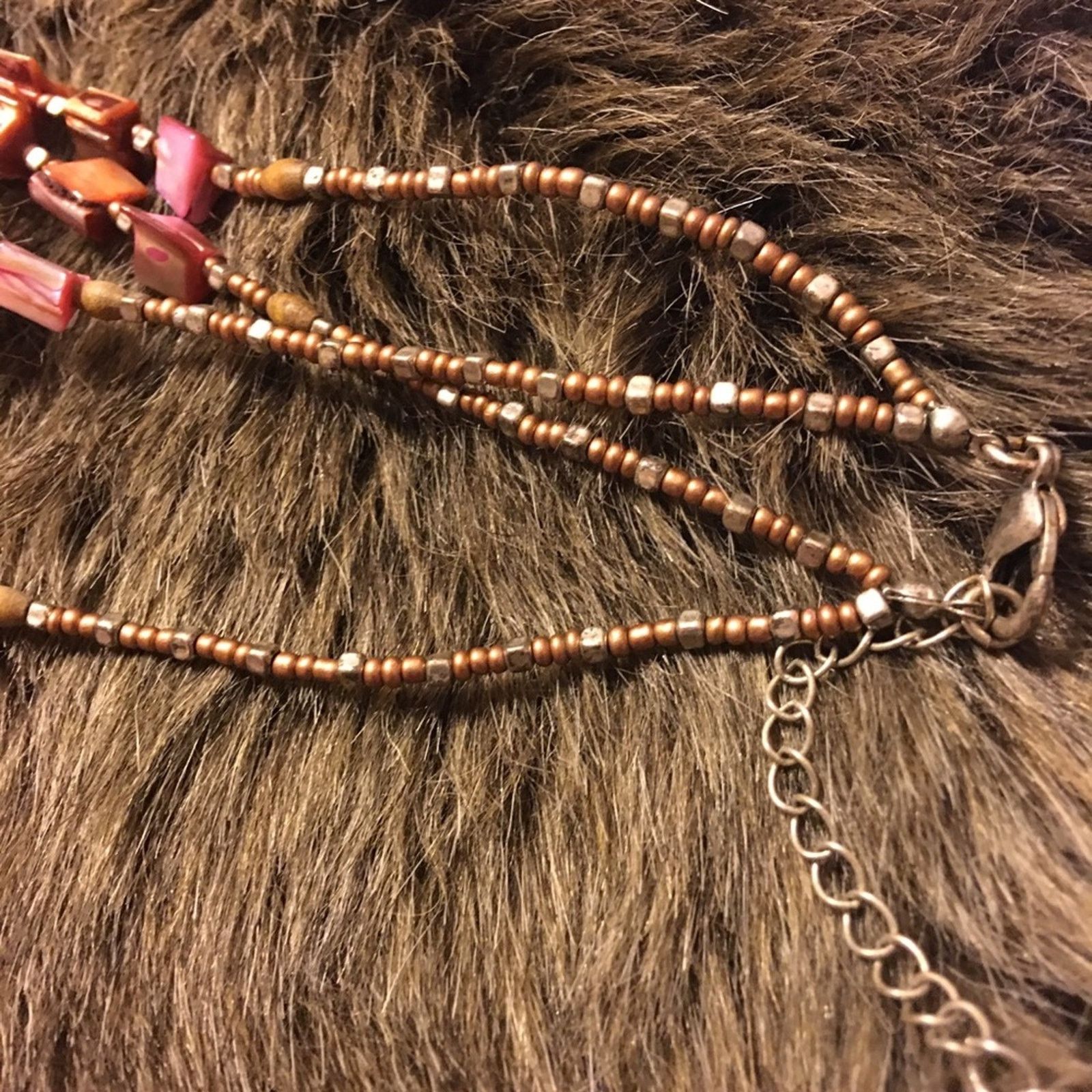 Jewelry Vintage pink abalone shell bead necklace Size ONE SIZE - 7 Thumbnail