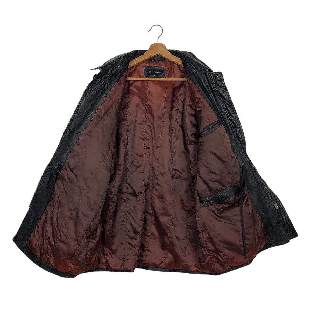 Japanese Brand 📌Vintage Biker Leather Jacket Takashimaya Issey Miyake Size US S / EU 44-46 / 1 - 14 Thumbnail