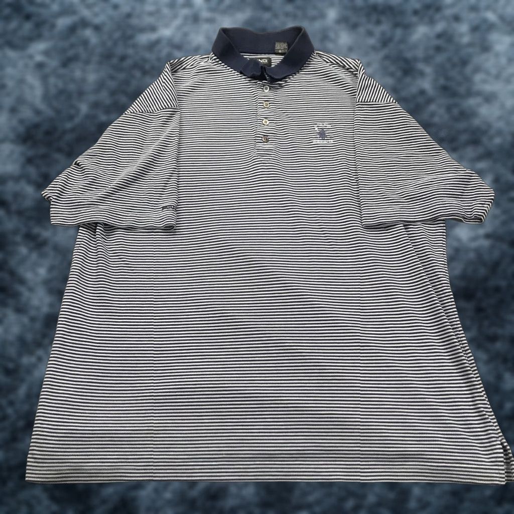 Vintage VINTAGE Ping Polo Shirt Mens XL Blue White 90s Golf Cotton Polo Shirt Mens XL Blue White 90s Ping Vintage Cotton 90s Size US XL / EU 56 / 4 - 1 Thumbnail