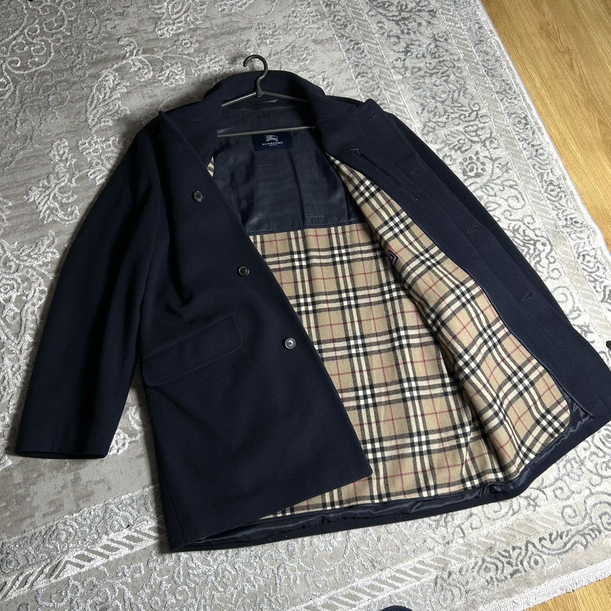 Burberry Authentic Burberry Cashmere Wool Coat Size US XXL / EU 58 / 5 - 7 Thumbnail