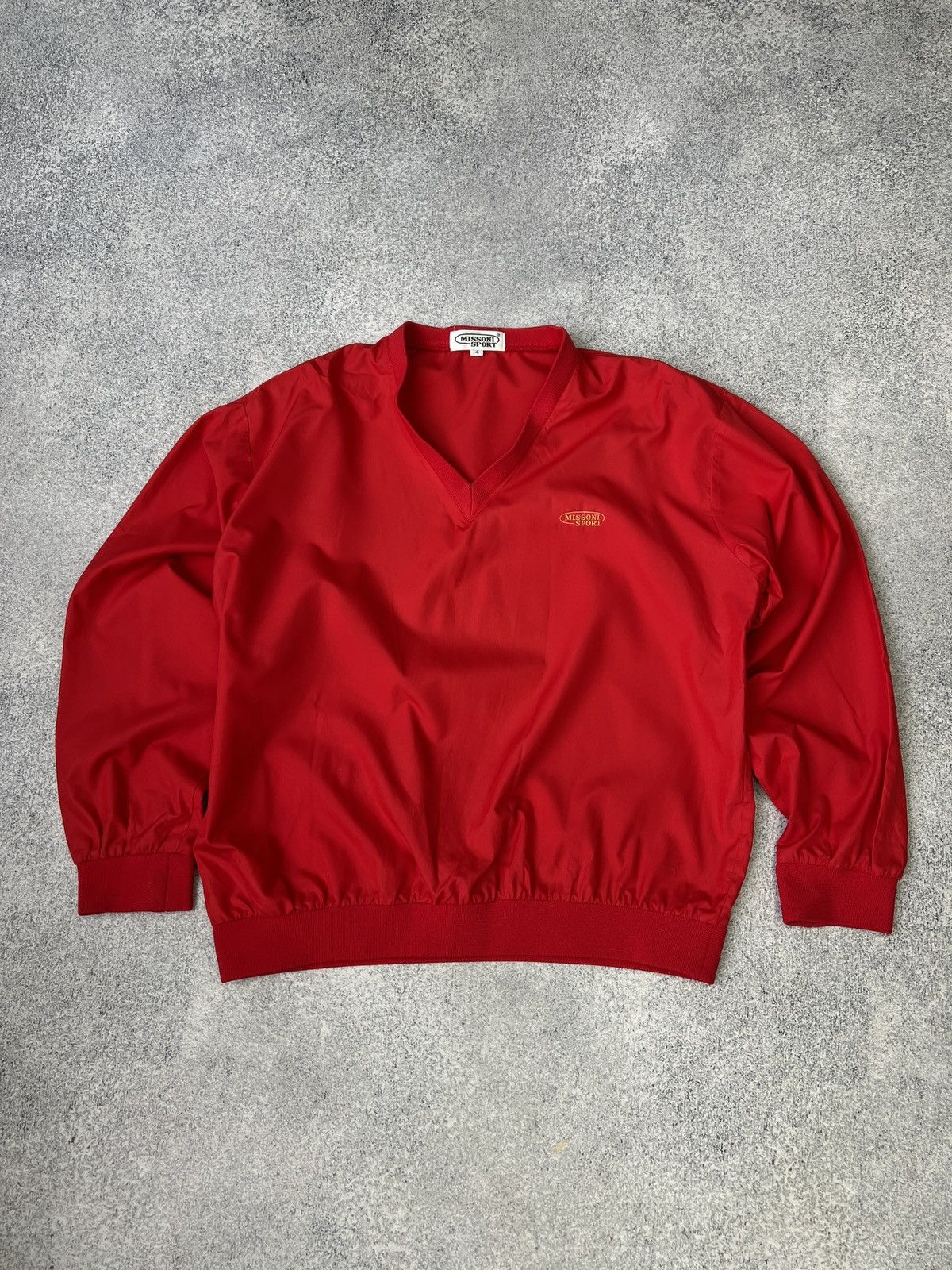 Vintage Missoni sport nylon light red sweatshirt