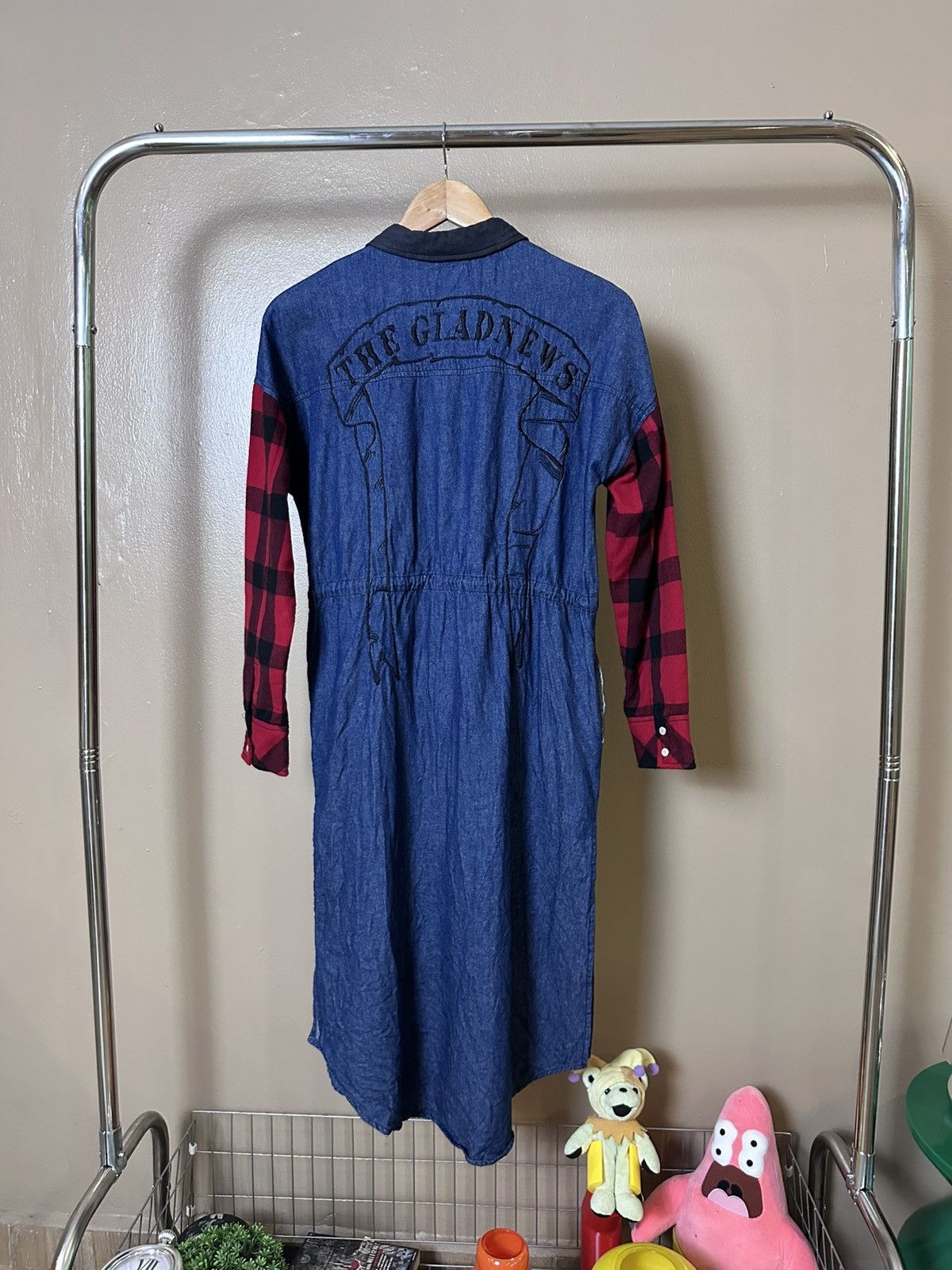 If Six Was Nine × Japanese Brand × Vintage Glad News Punk Dress Size ONE SIZE - 7 Thumbnail