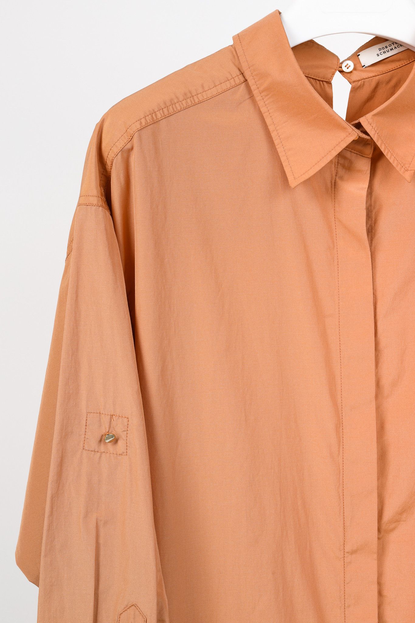 DOROTHEE SCHUMACHER Dorothee Schumacher SP/19 Taffeta Oversized Button-Up Shirt Size XXL / US 16-18 / IT 52-54 - 5 Thumbnail