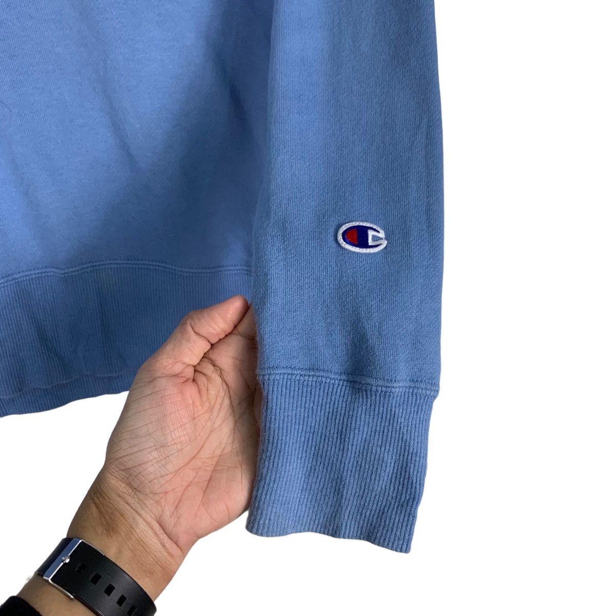 Champion Champion Plain Blue Sweatshirts #0672-C31 Size US S / EU 44-46 / 1 - 9 Thumbnail