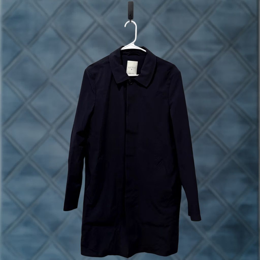 Vintage Ka/Noa Trench Coat Jacket Men's Blue Size 46 Travel Size US S / EU 44-46 / 1 - 1 Thumbnail