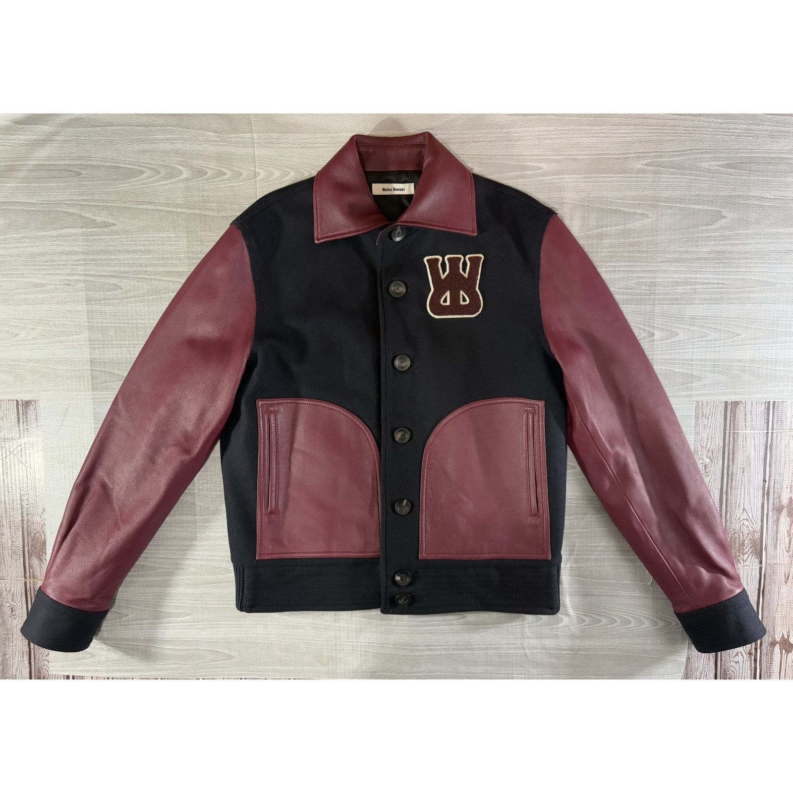 Wales Bonner Wales bonner Harlem varsity jacket size 48 US M color burgun Size US M / EU 48-50 / 2 - 1 Thumbnail