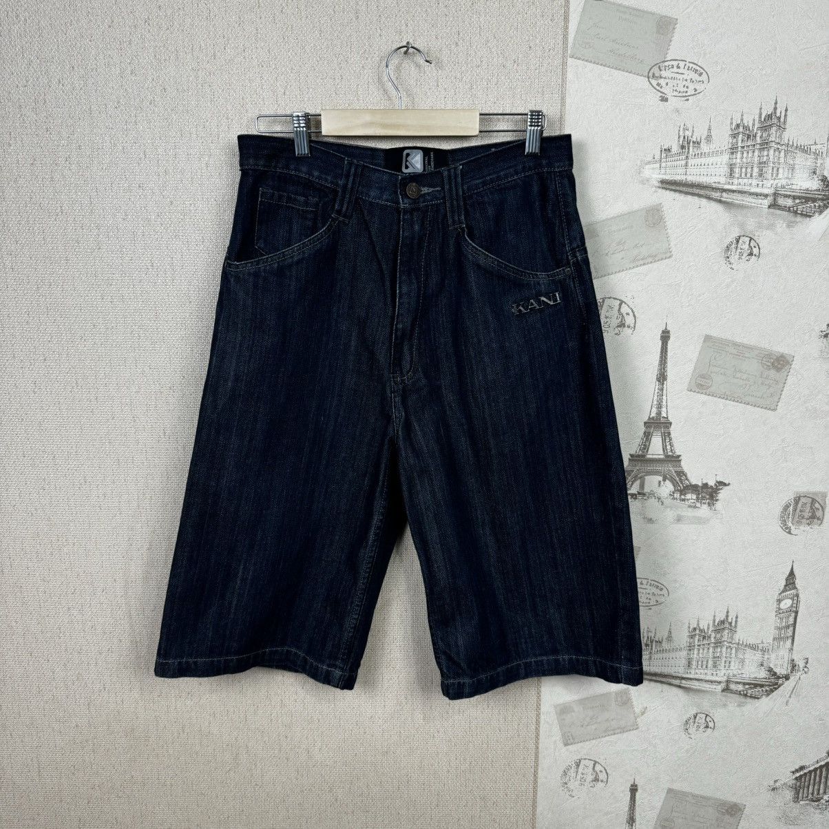 Karl Kani Vintage Karl Kani Shorts Denim 30 Streetwear Rap Jnco Size US 30 / EU 46 - 2 Thumbnail