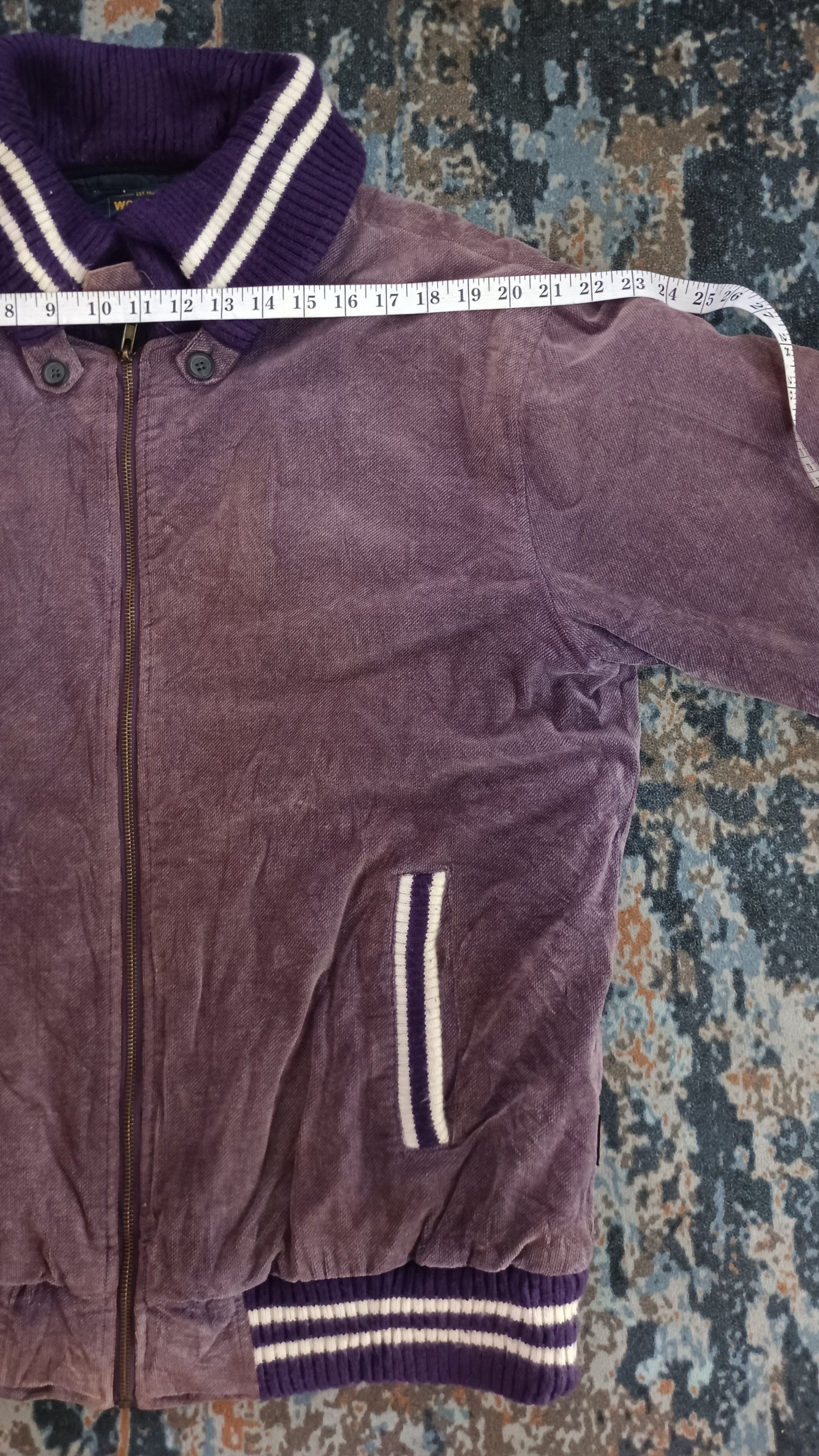 Woolrich Woolen Mills Vintage WOOLRICH Coduroy Bomber Jacket Size US XL / EU 56 / 4 - 14 Thumbnail