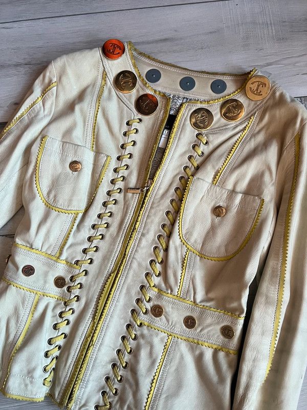 Just Cavalli leather jacket coat Just Cavalli 42 rare Size XL / US 12-14 / IT 48-50 - 3 Thumbnail