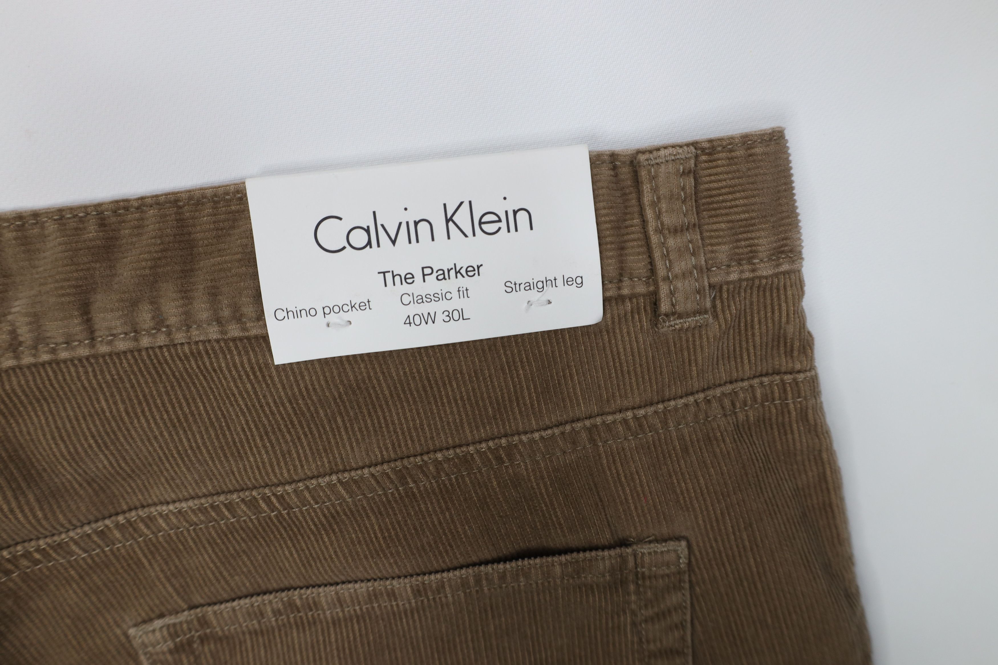 Calvin Klein Deadstock Vintage Y2K Calvin Klein Wide Leg Corduroy Pants Size US 40 / EU 56 - 13 Thumbnail