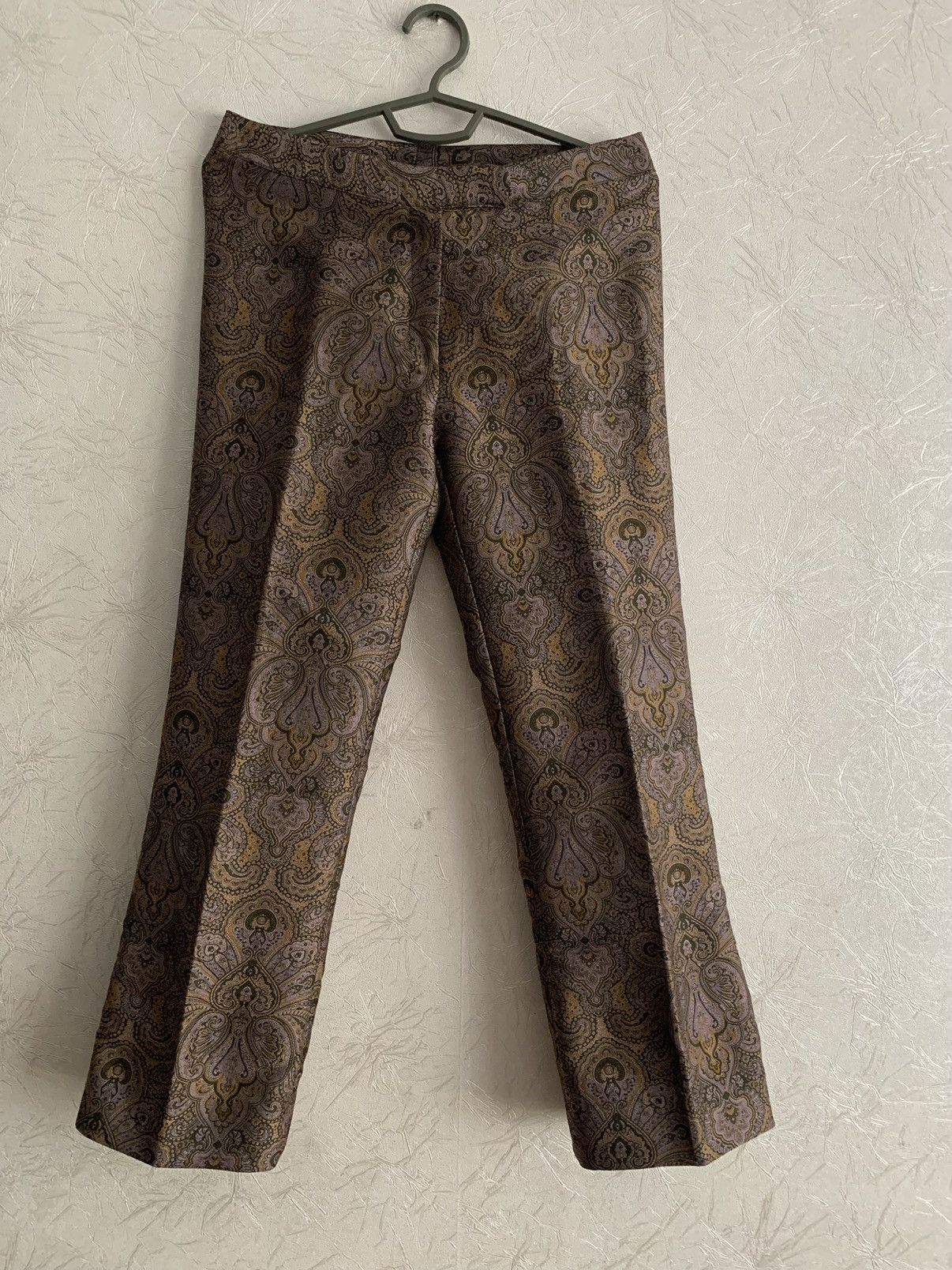 Isabel Marant × Vintage Vintage Isabel Marant Cropped Women’s Overprint Pants Size 28" / US 6 / IT 42 - 1 Thumbnail