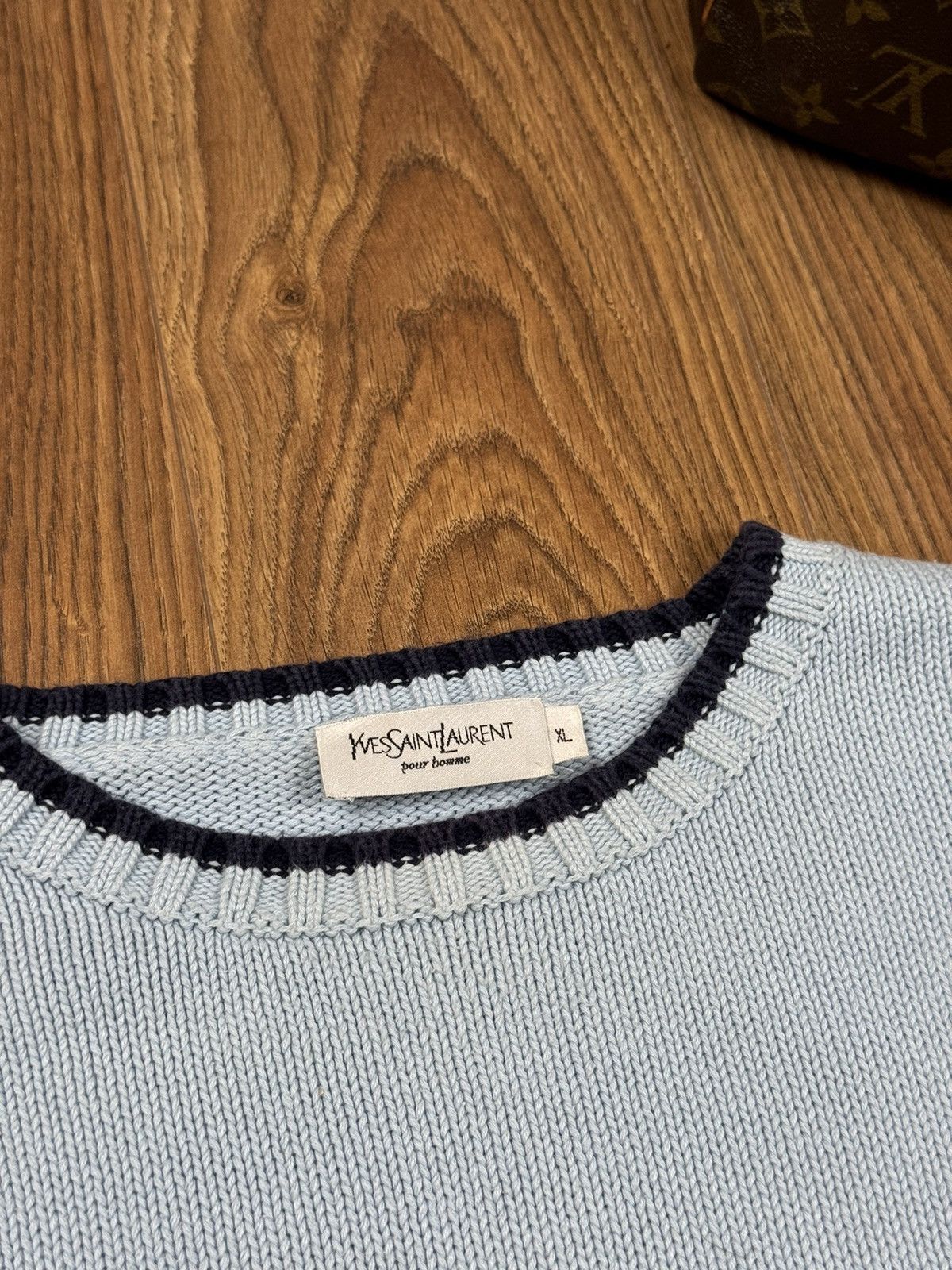 Yves Saint Laurent Vintage sweater Yves Saint Laurent 90s original luxury item Size US XL / EU 56 / 4 - 3 Thumbnail