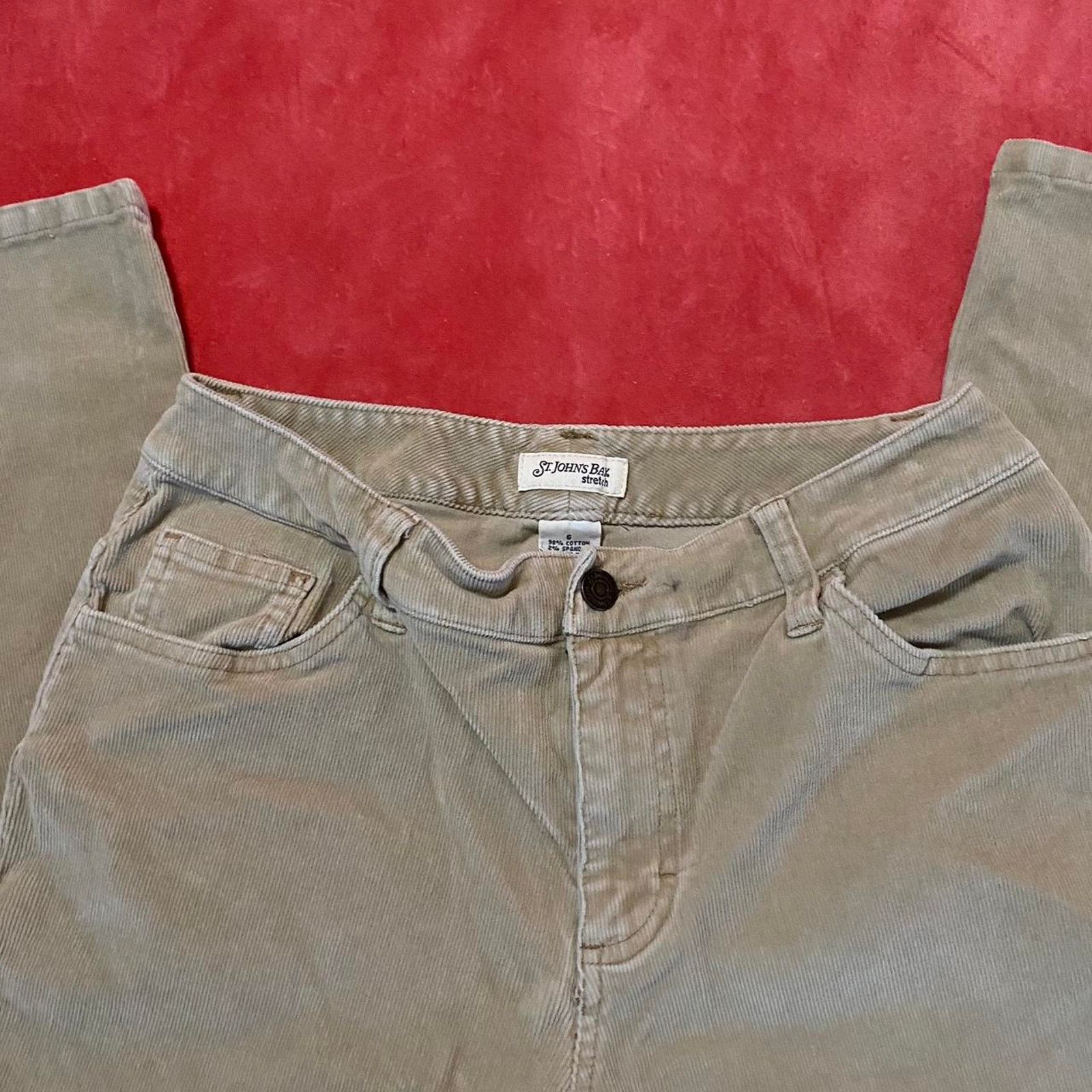 St. Johns Bay Corduroy straight pants Size 28" / US 6 / IT 42 - 3 Thumbnail
