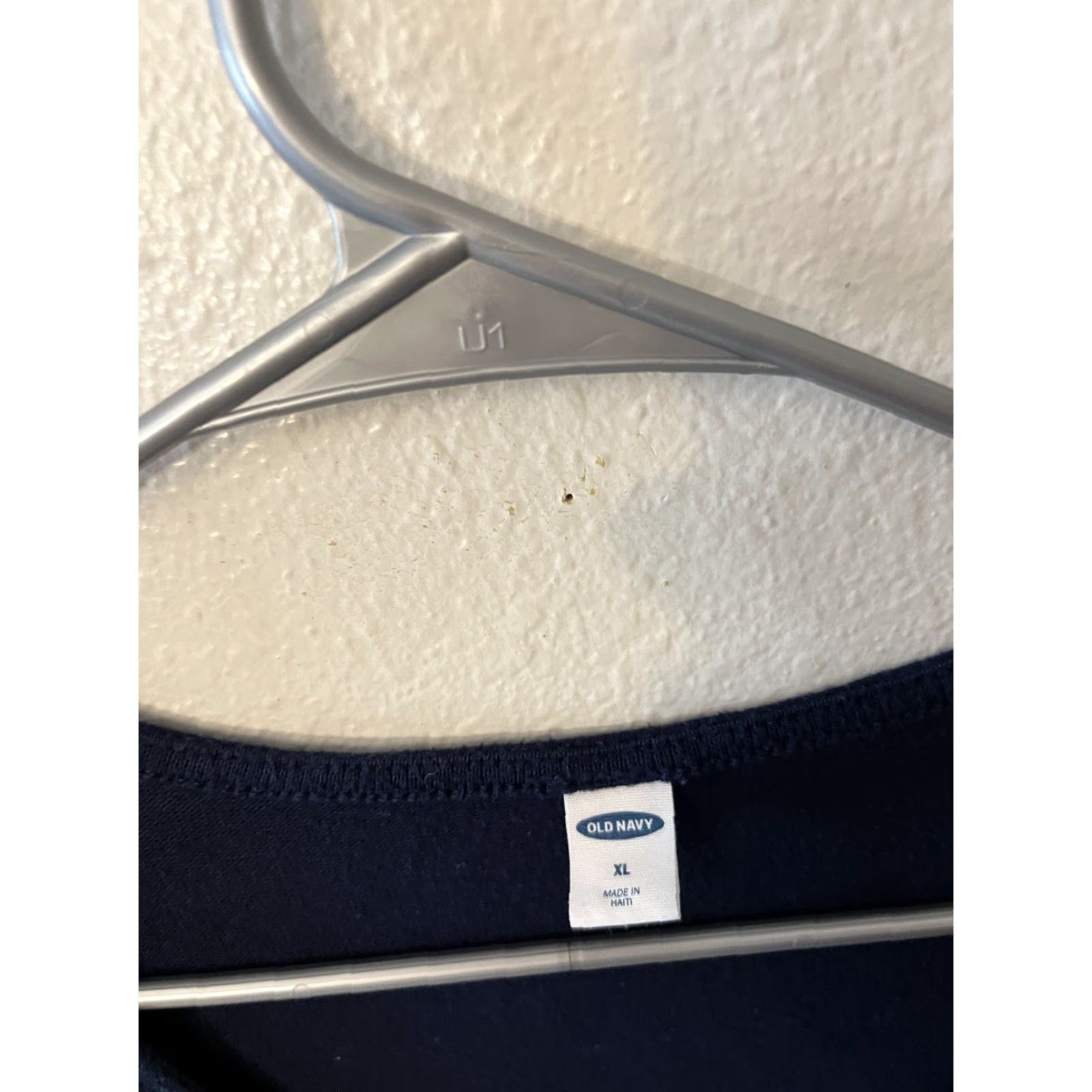 Old Navy Old Navy Shirt Womens XL Vintage Navy Blue Long Sleeve Round Neck Top Size XL / US 12-14 / IT 48-50 - 2 Thumbnail
