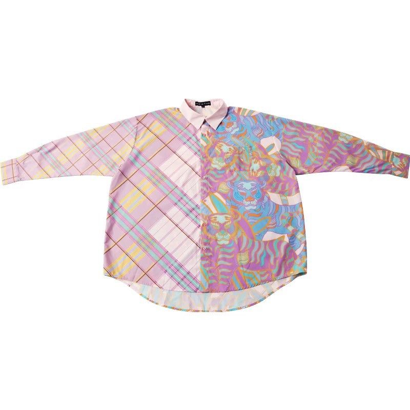 Other Asymmetric Pattern Multi-color Button Up Shirt Size US M / EU 48-50 / 2 - 1 Thumbnail