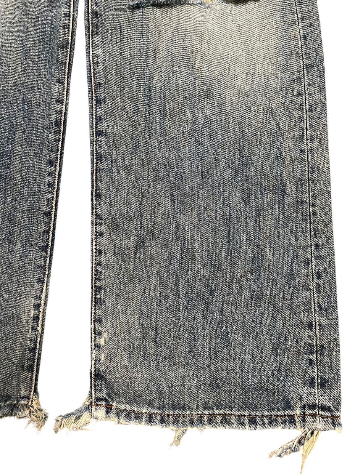 JNCO Vintage Japanese Brand Blue Washed Distressed Baggy Jeans Size US 31 - 8 Thumbnail